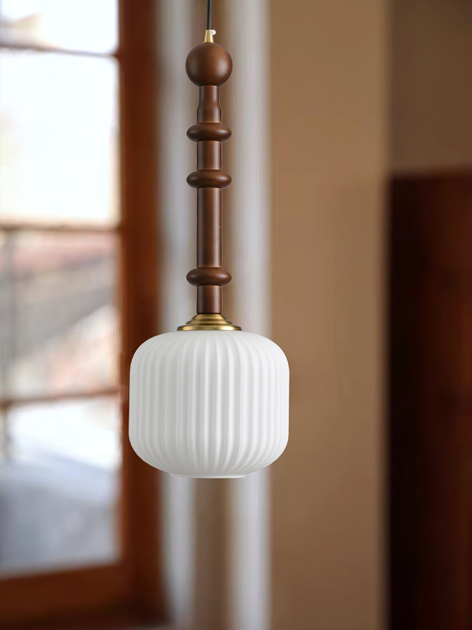 Edison Wood Pendant Light - Letslighting