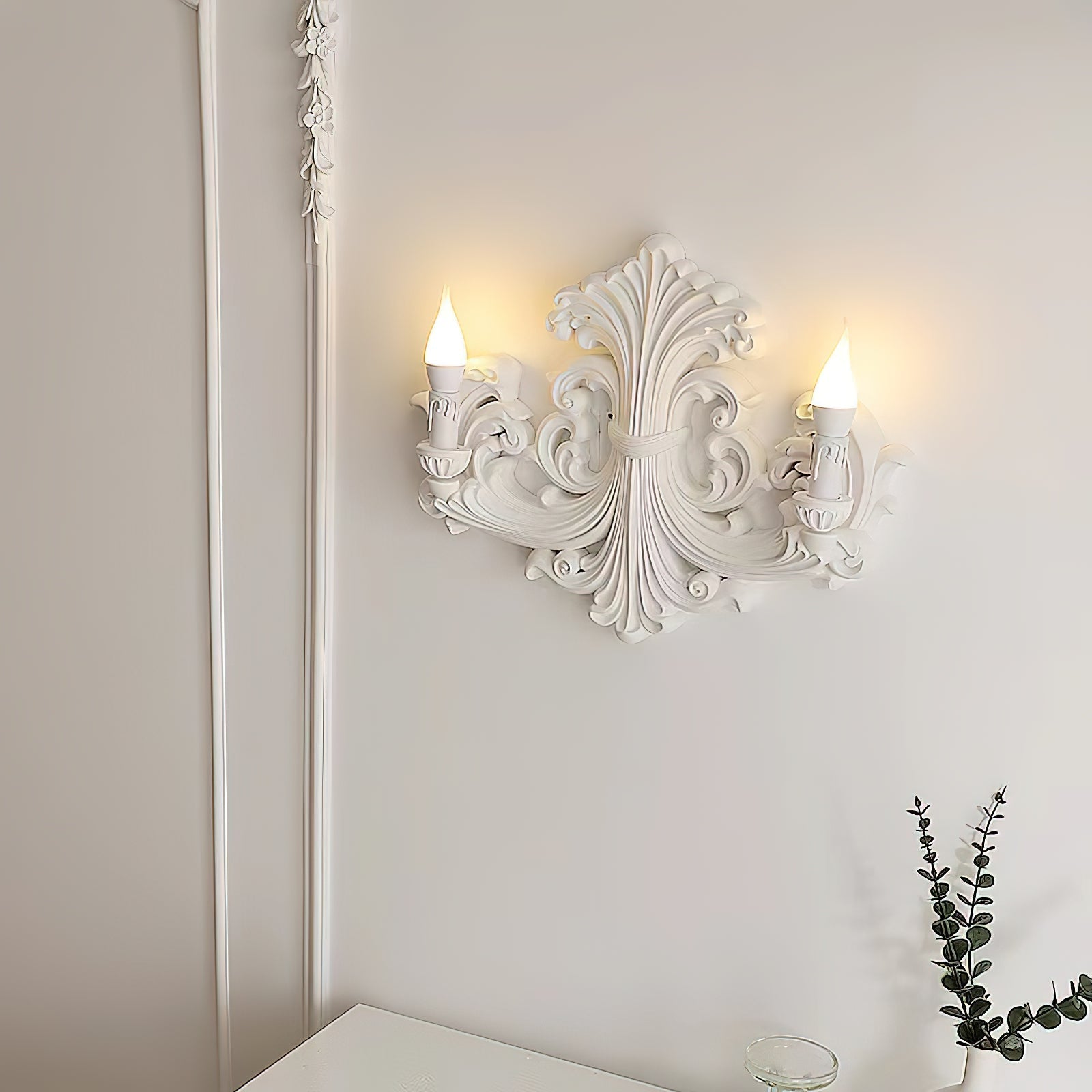Eon Premium Elegance Traditional Plaster Wall Lamp - Lamp Copper