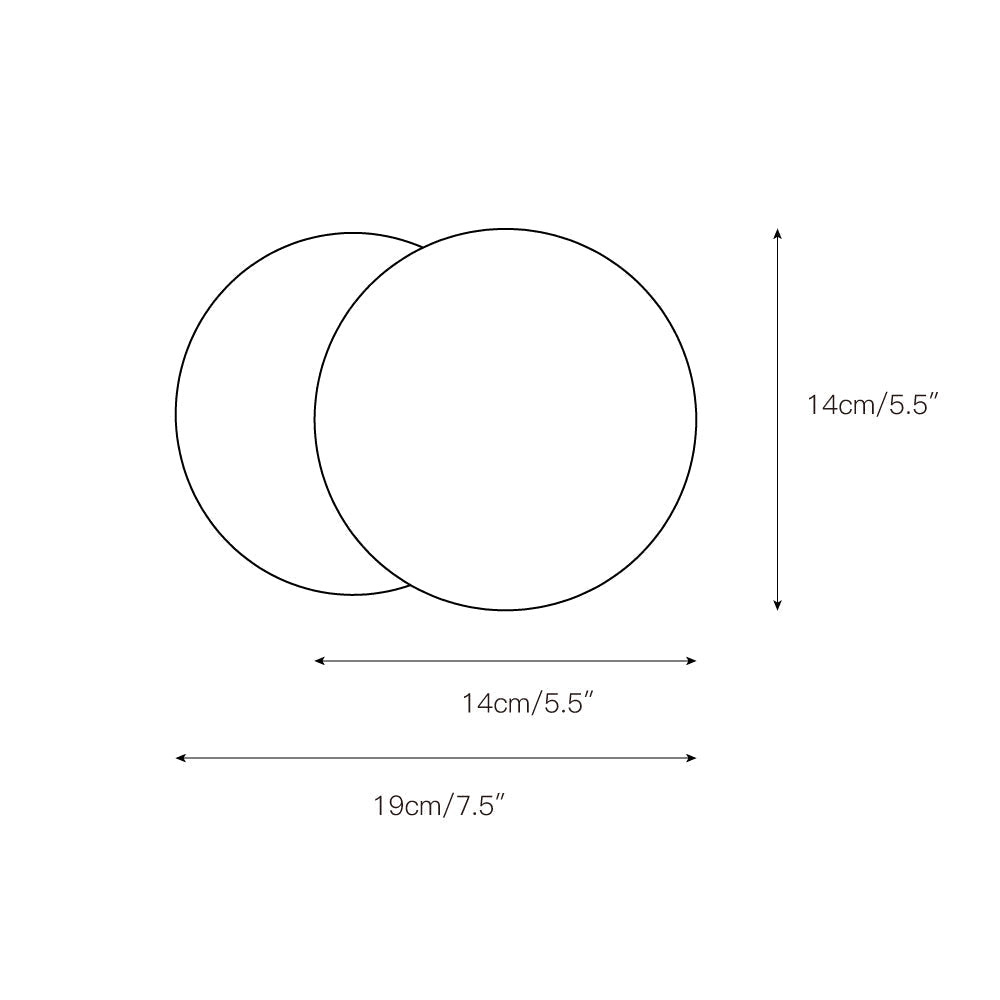 Fable Modern Minimalist Marble Glass Wall Lamp - Lamp Copper