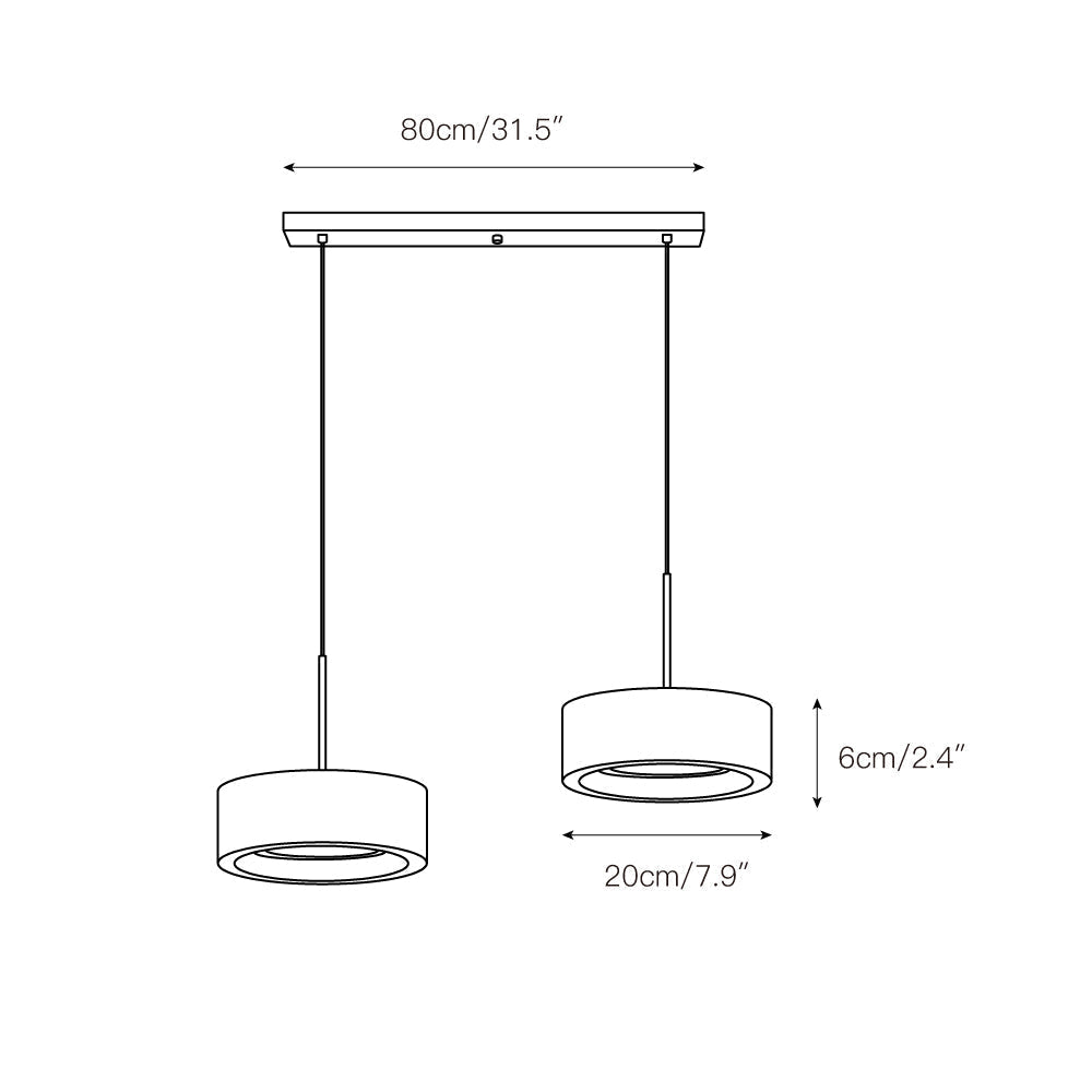 Glide Modern Minimalist Marble Metal Pendant Lamp - Lamp Copper