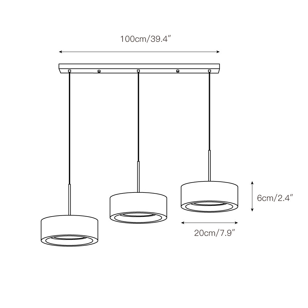 Glide Modern Minimalist Marble Metal Pendant Lamp - Lamp Copper