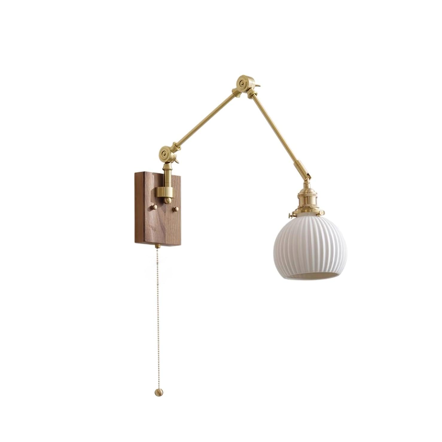 Brione Vintage Adjustable Swing Arm Wall Lamp - Letslighting