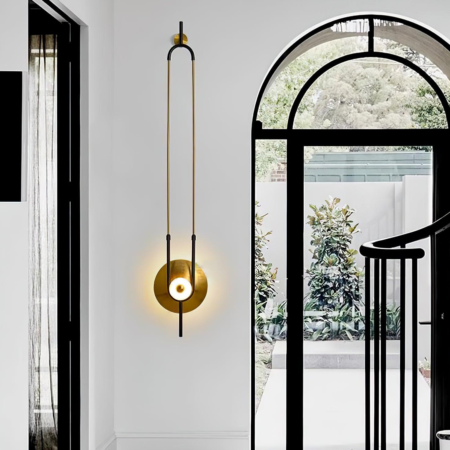 Ellipse Ring Marble Wall Light - Letslighting