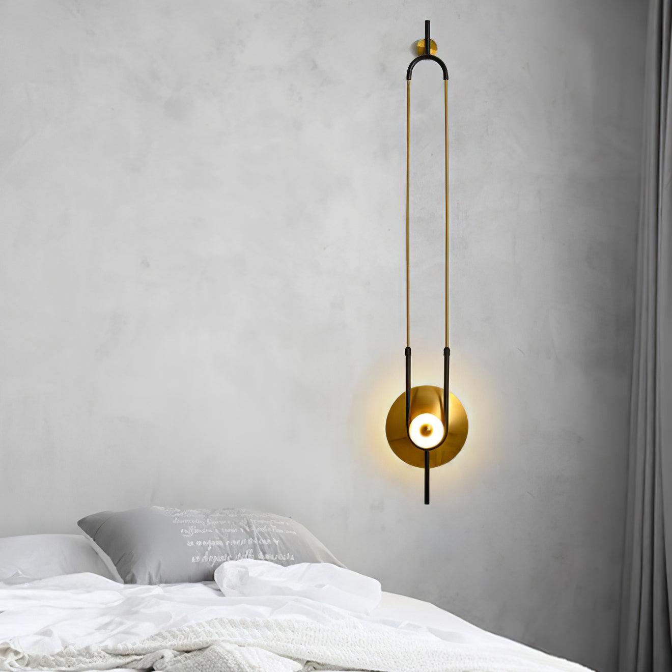 Ellipse Ring Marble Wall Light - Letslighting