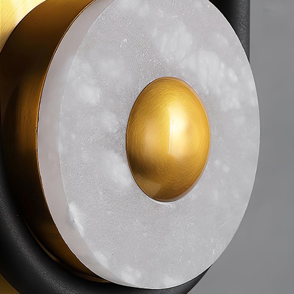 Ellipse Ring Marble Wall Light - Letslighting
