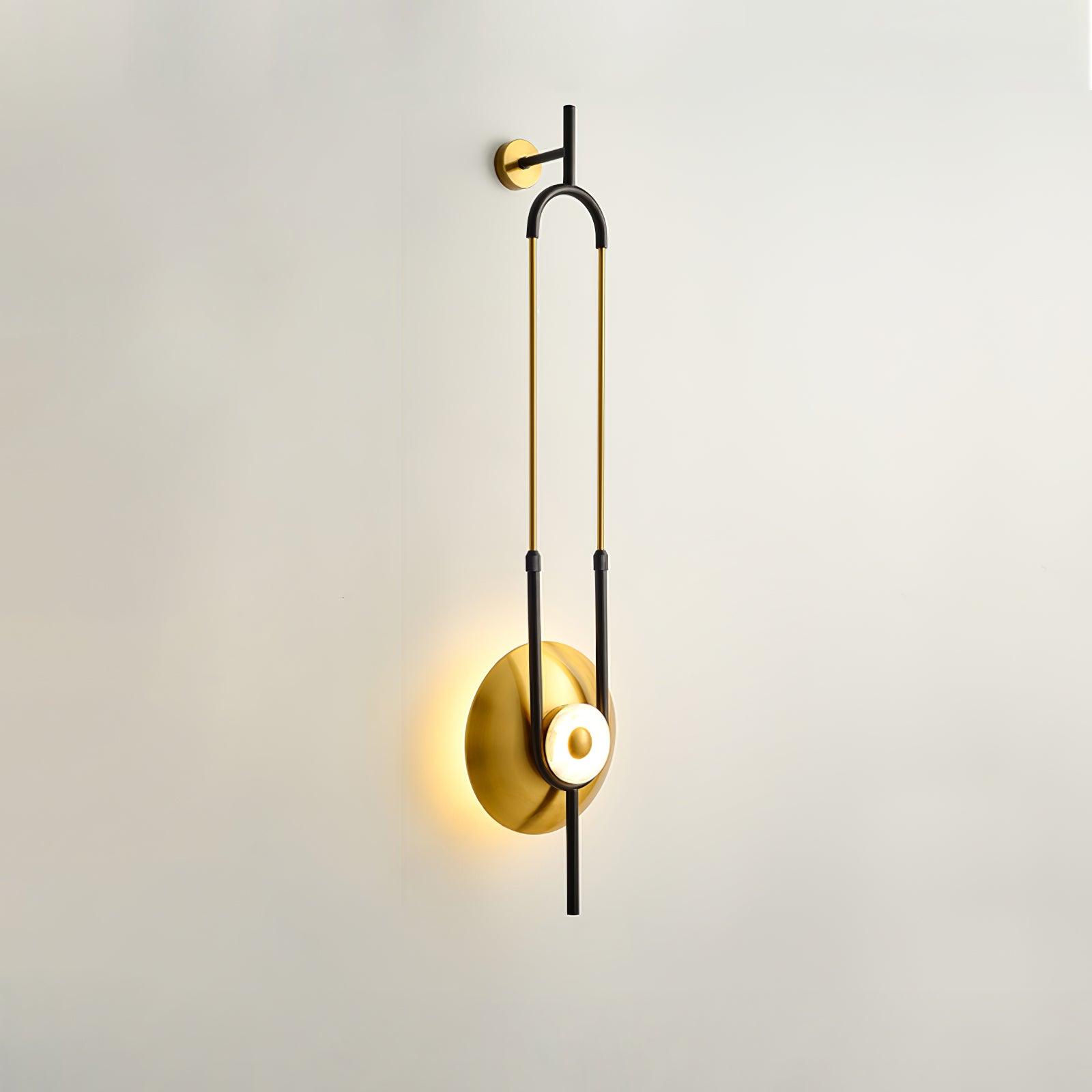 Ellipse Ring Marble Wall Light - Letslighting