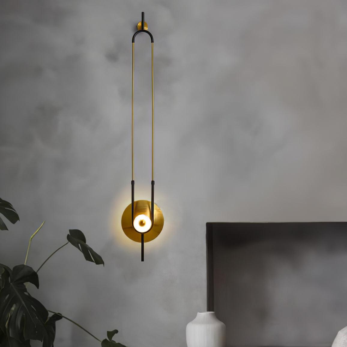 Ellipse Ring Marble Wall Light - Letslighting