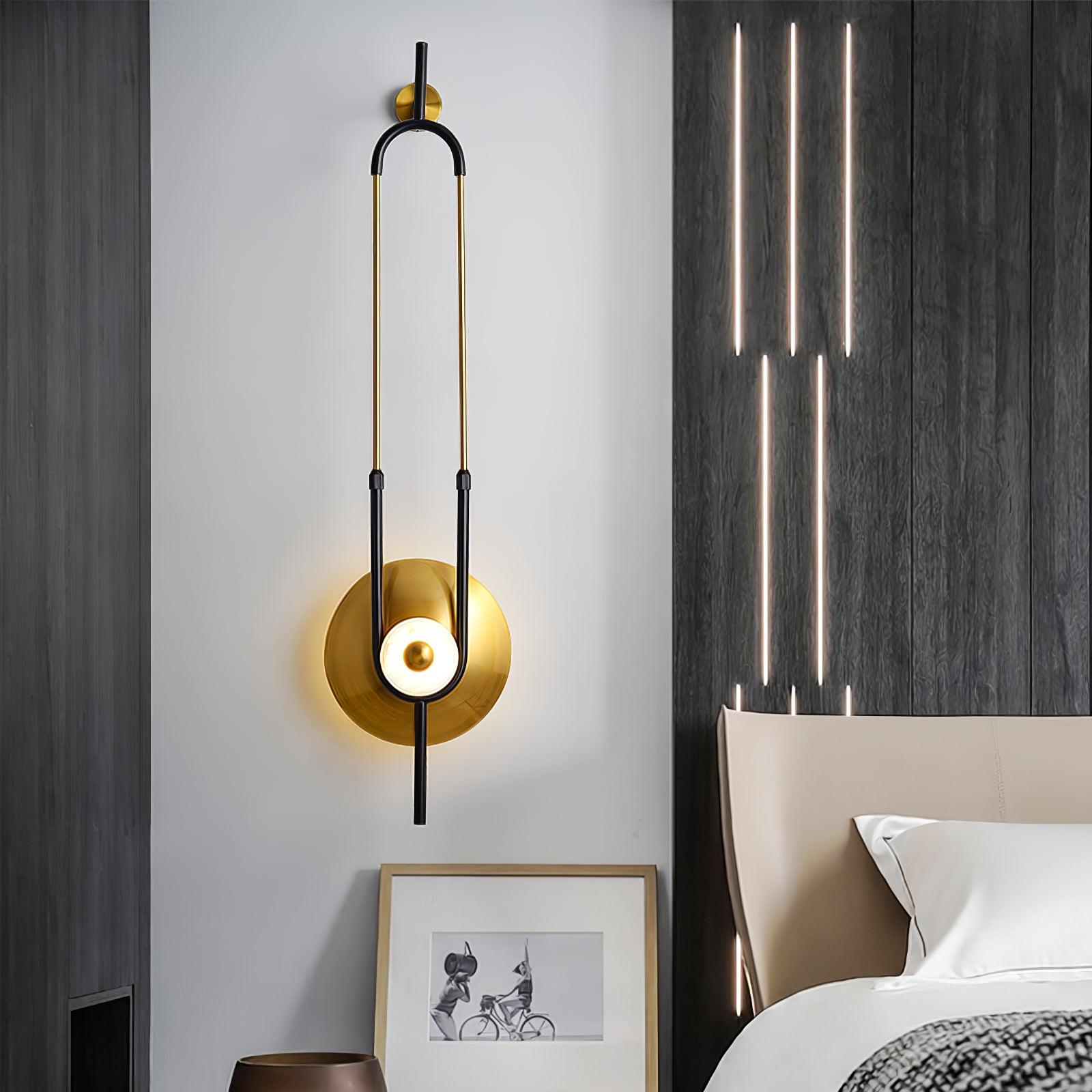 Ellipse Ring Marble Wall Light - Letslighting