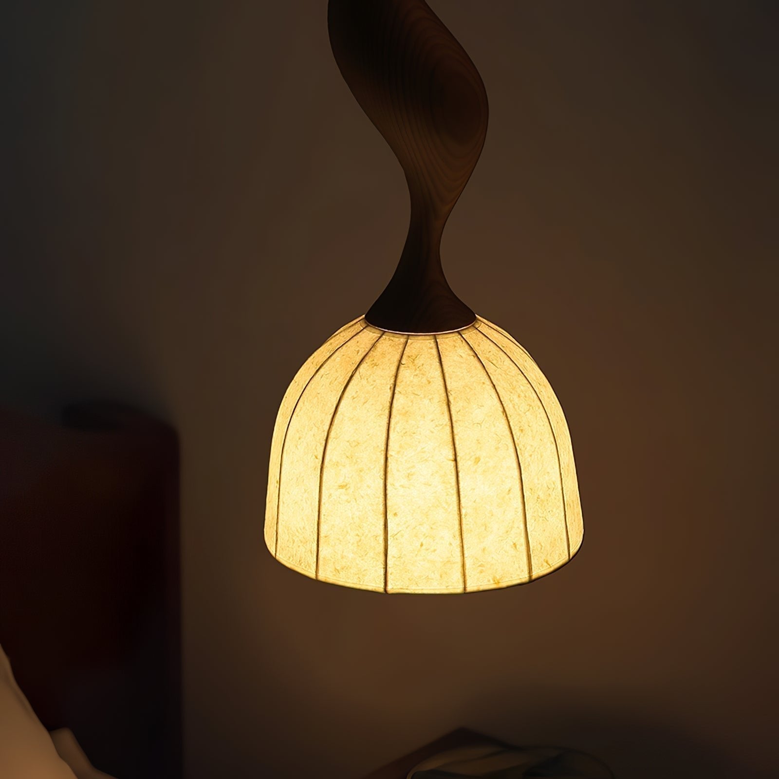 Colire Creativity Twisted Metal Wood Pendant Light - Letslighting