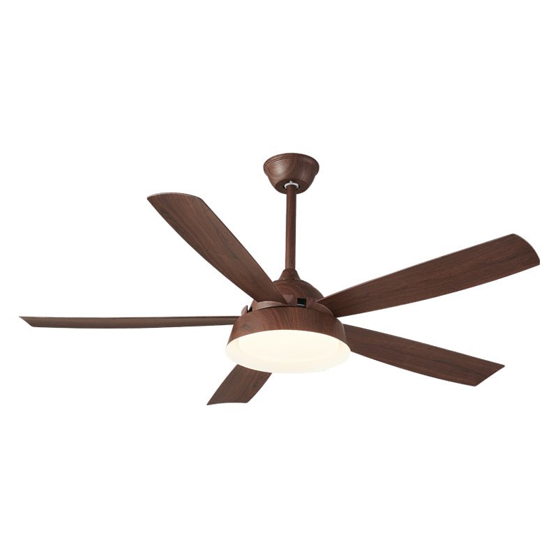 Ventilador de Techo Orvino con Luz de Madera, diferentes acabados del cuerpo