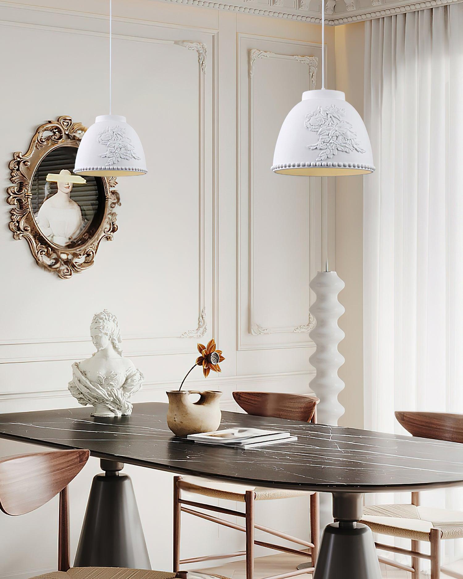 Embossed Flora Pendant Lamp - Letslighting
