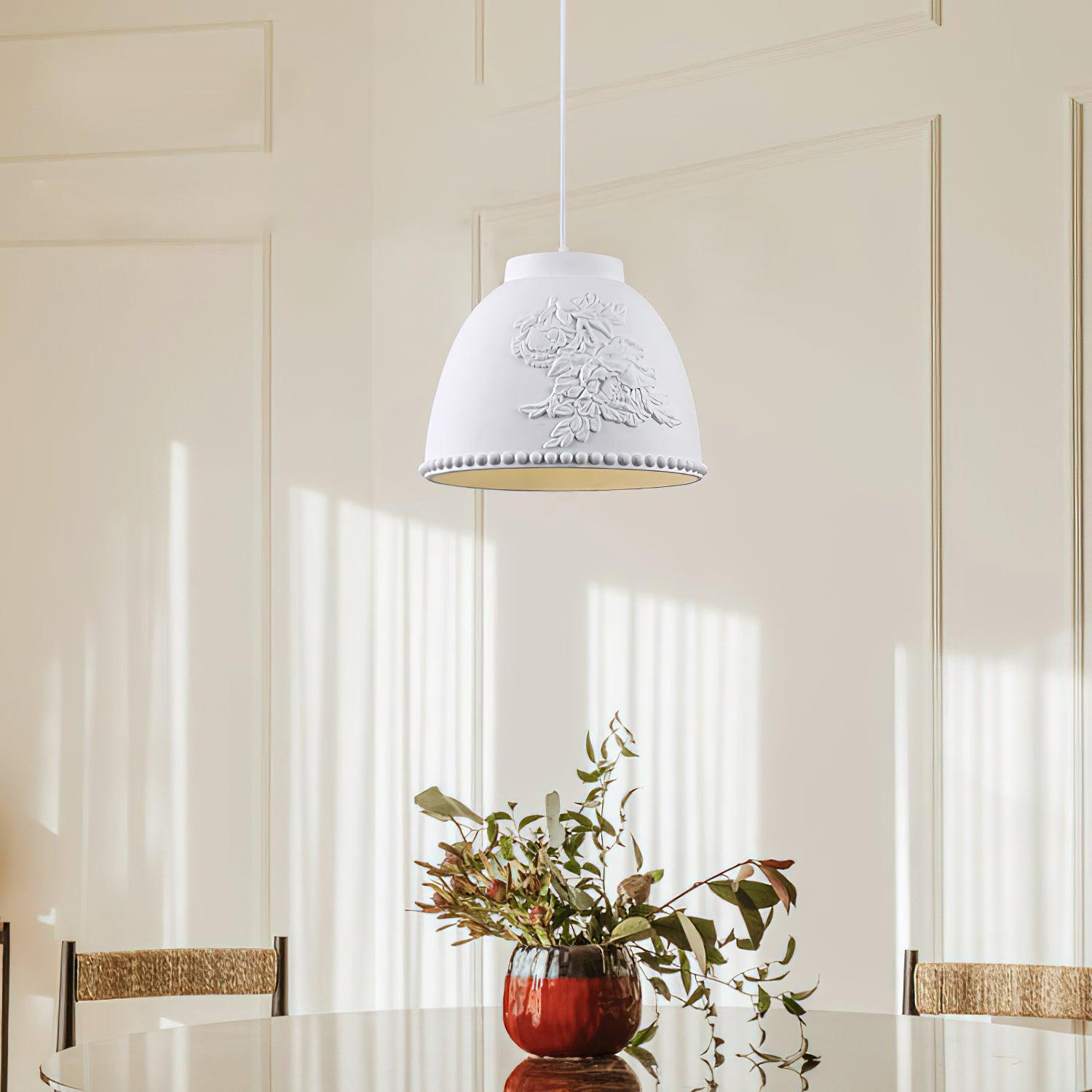 Embossed Flora Pendant Lamp - Letslighting