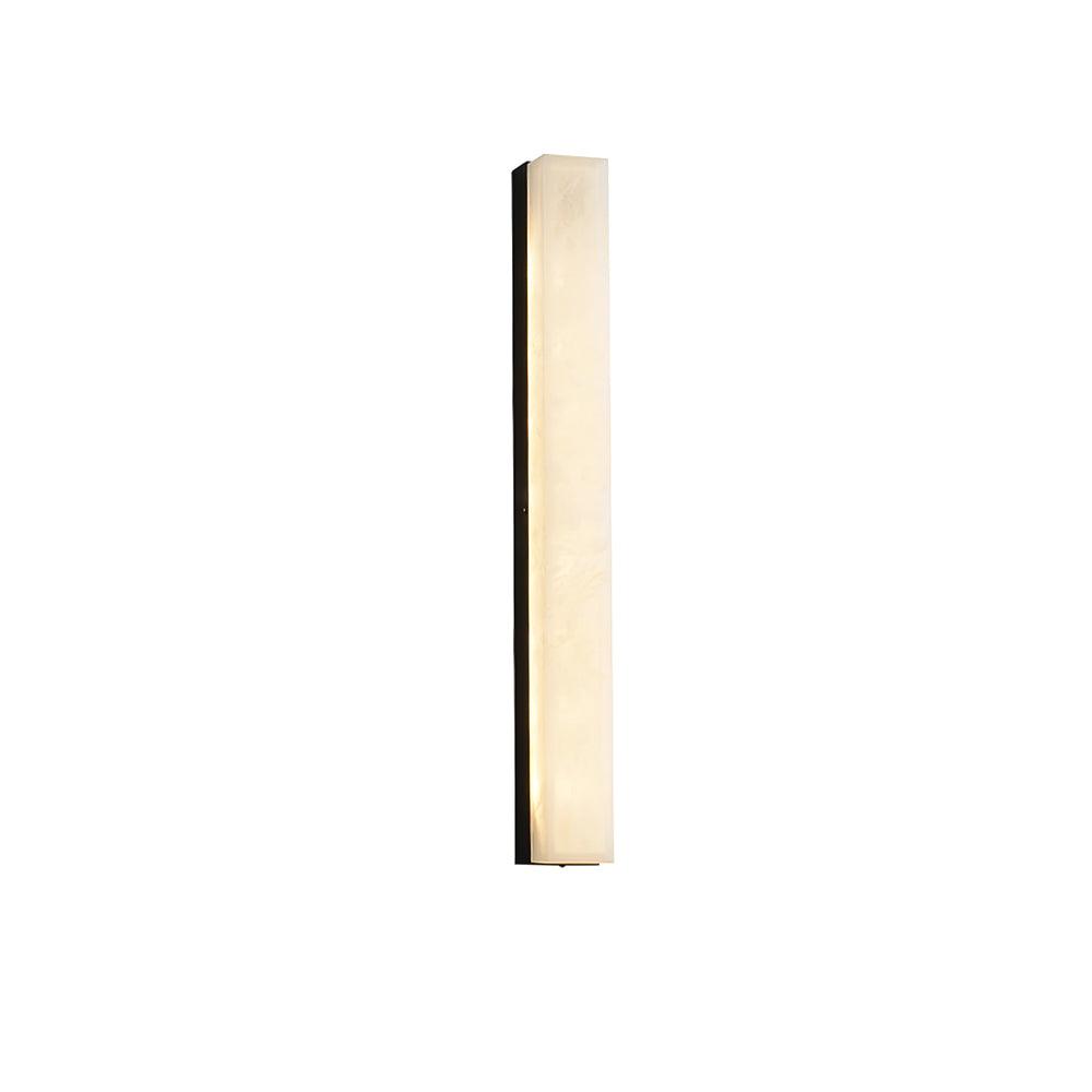 Quill Modern Minimalist Brass Alabaster Wall Lamp - Lamp Copper