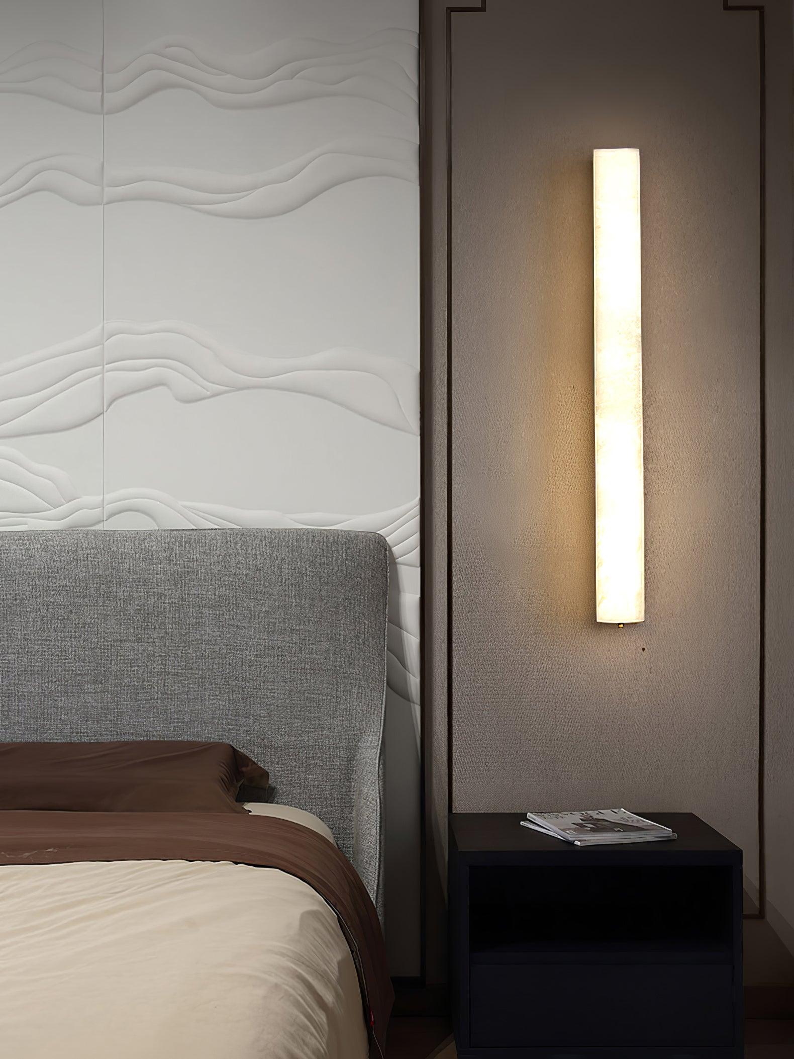 Luste Minimalist Alabaster Wall Lamp Rectangular - Letslighting