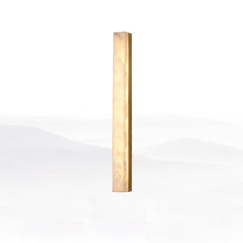 Luste Minimalist Alabaster Wall Lamp Rectangular - Letslighting