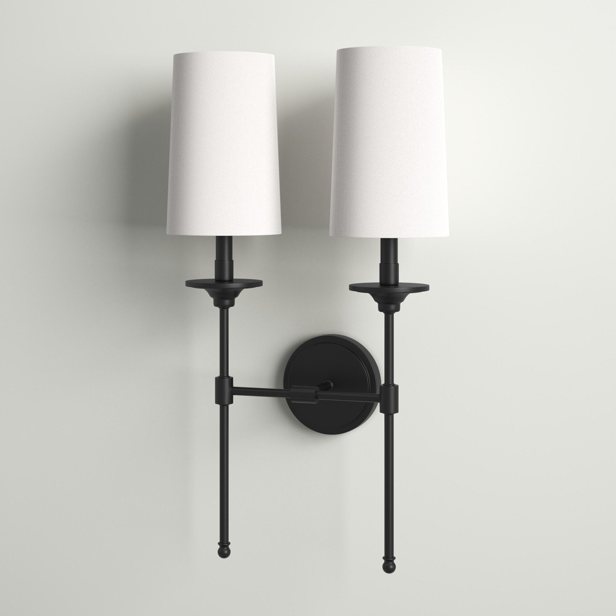 Esileth Aplique de pared Latón Tela Vintage Industrial