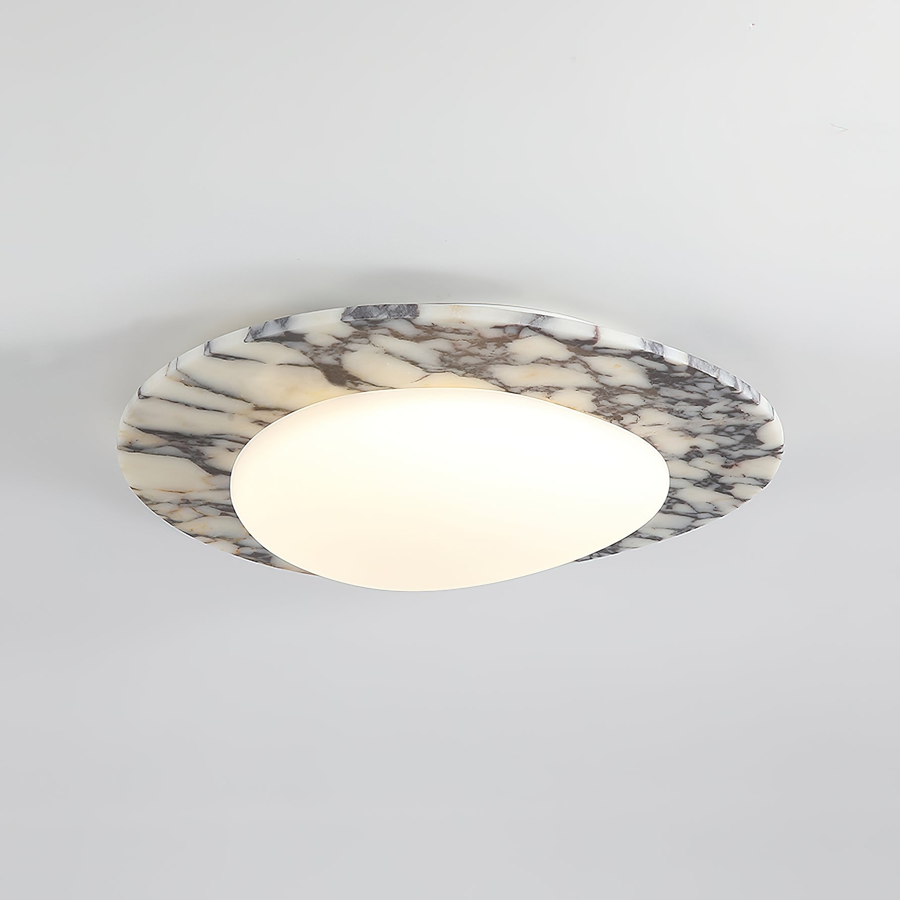 Ceraeion Modern Minimalist Marble Glass Ceiling Lamp - Lamp Copper