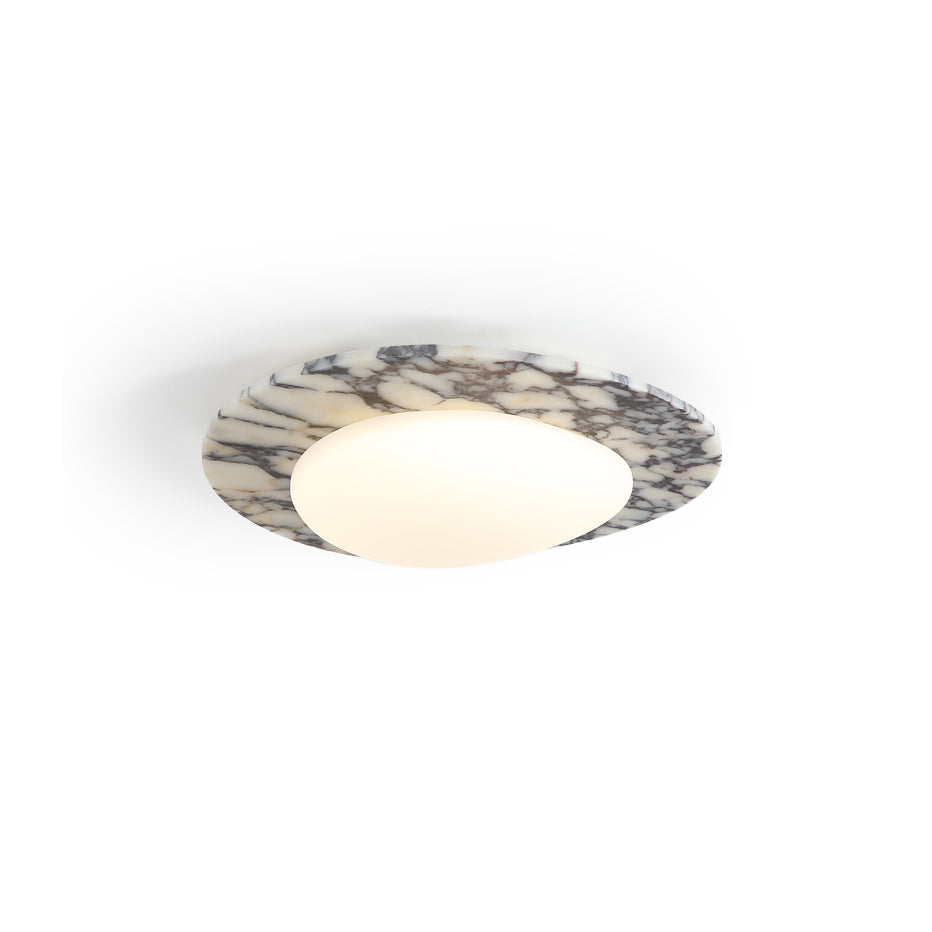 Ceraeion Modern Minimalist Marble Glass Ceiling Lamp - Lamp Copper