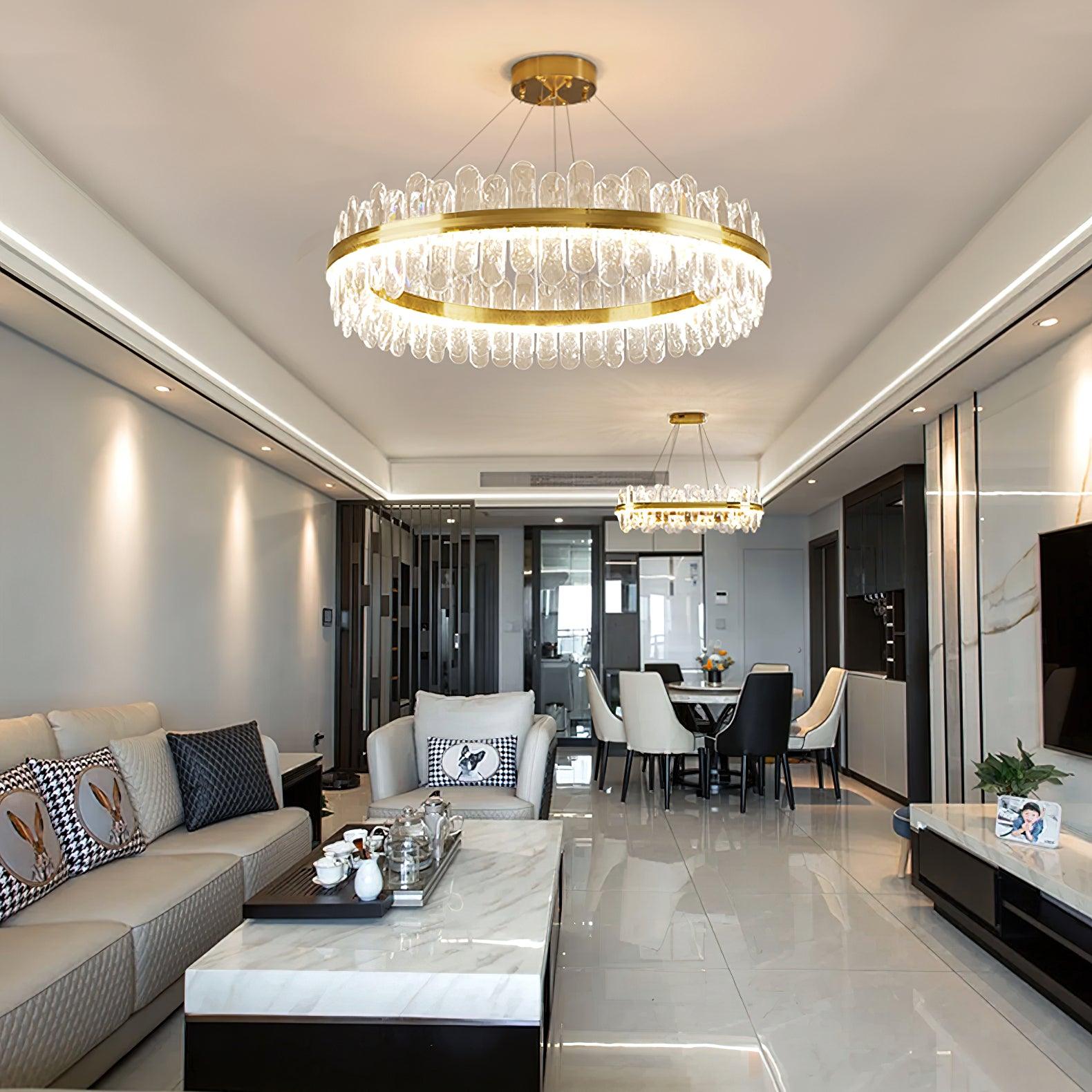 Lyvenisra Postmodern Luxury Crystal Metal Chandelier - Letslighting