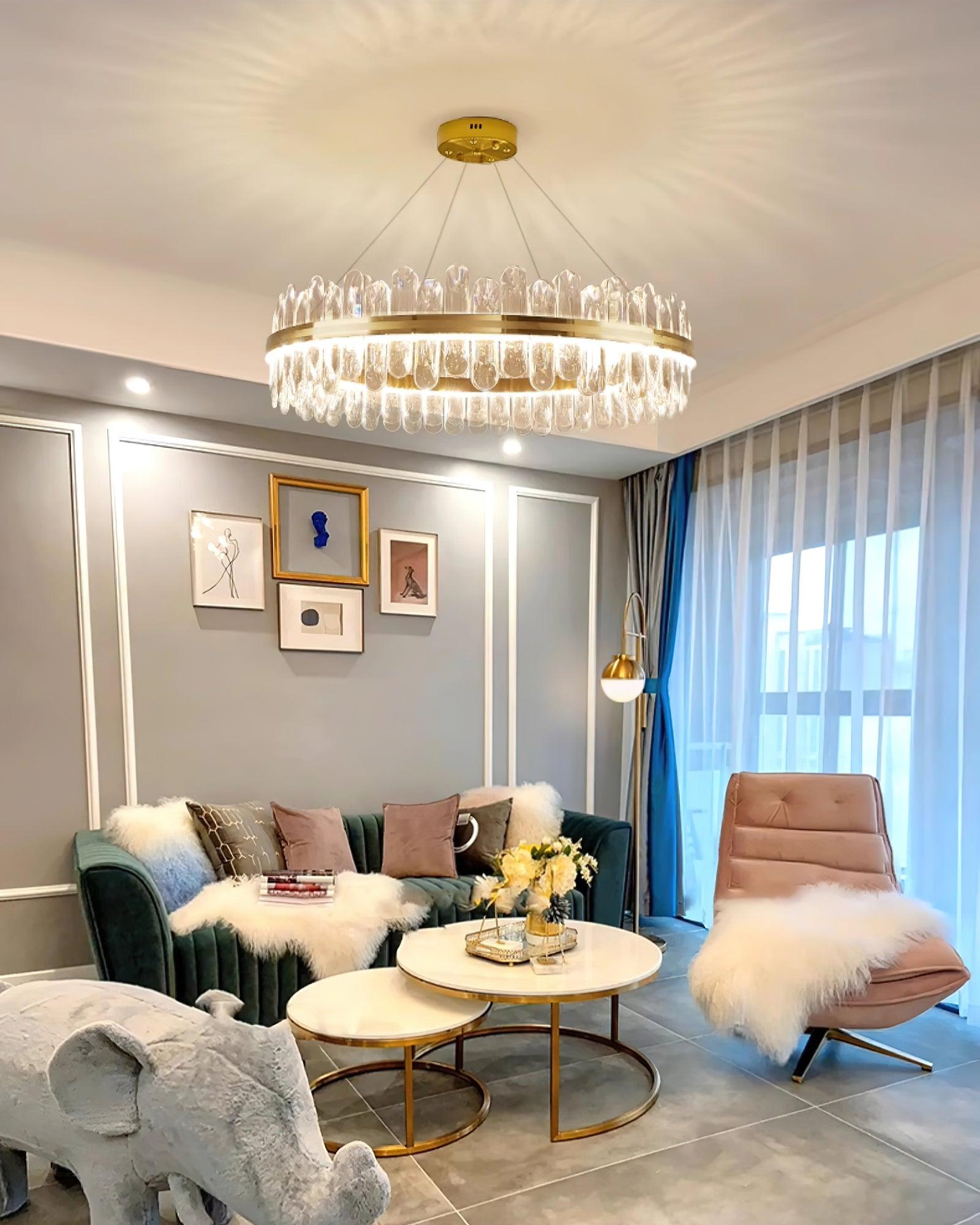 Lyvenisra Postmodern Luxury Crystal Metal Chandelier - Letslighting