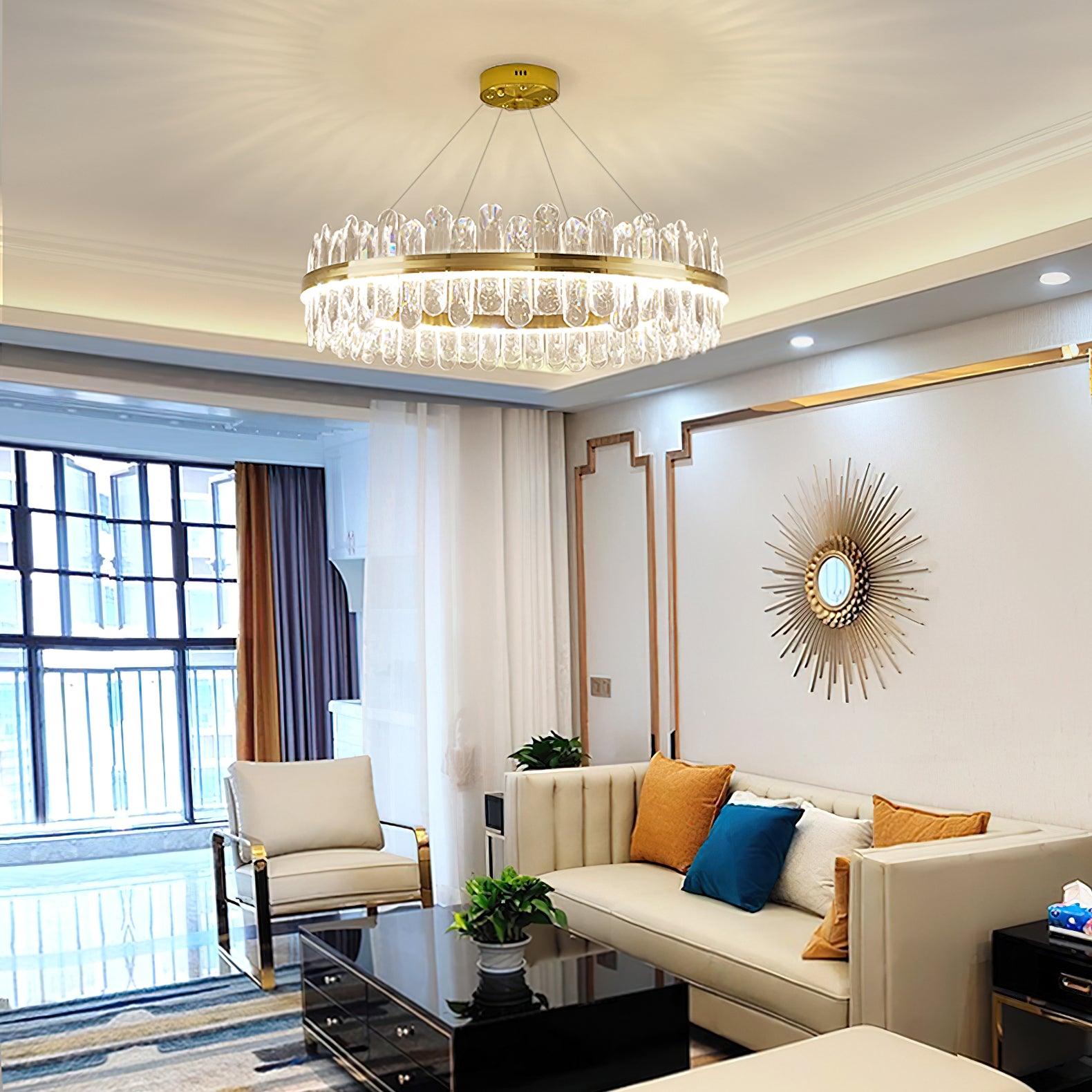Lyvenisra Postmodern Luxury Crystal Metal Chandelier - Letslighting