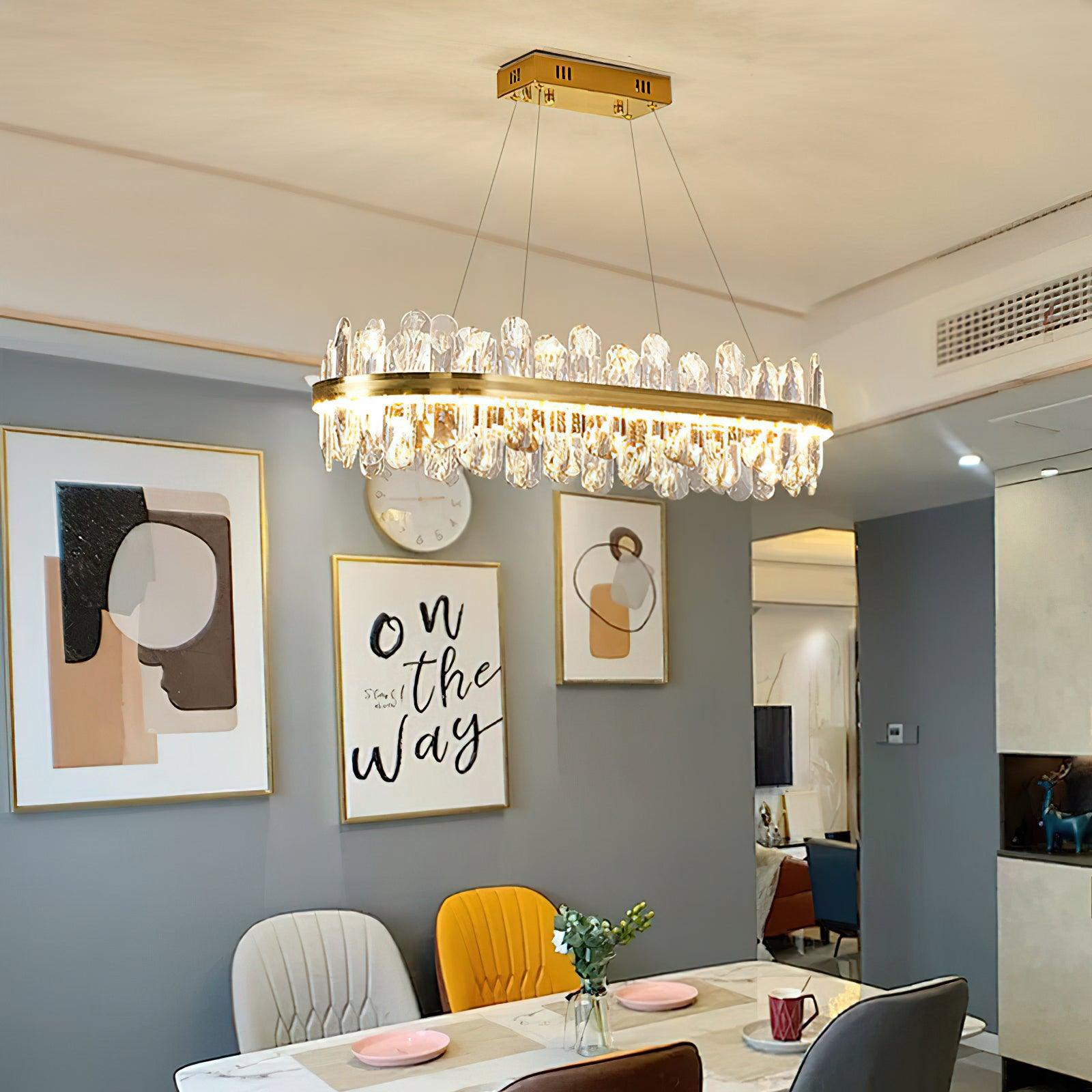 Lyvenisra Postmodern Luxury Crystal Metal Chandelier - Letslighting