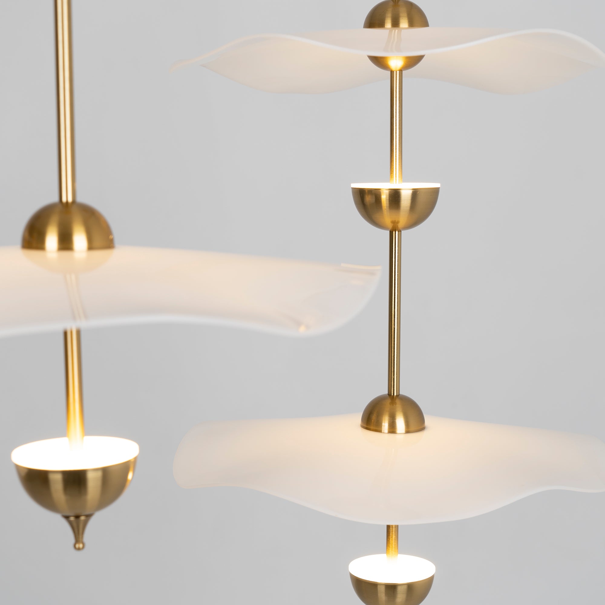 Envolee Double Biscuit Pendant Light - Letslighting