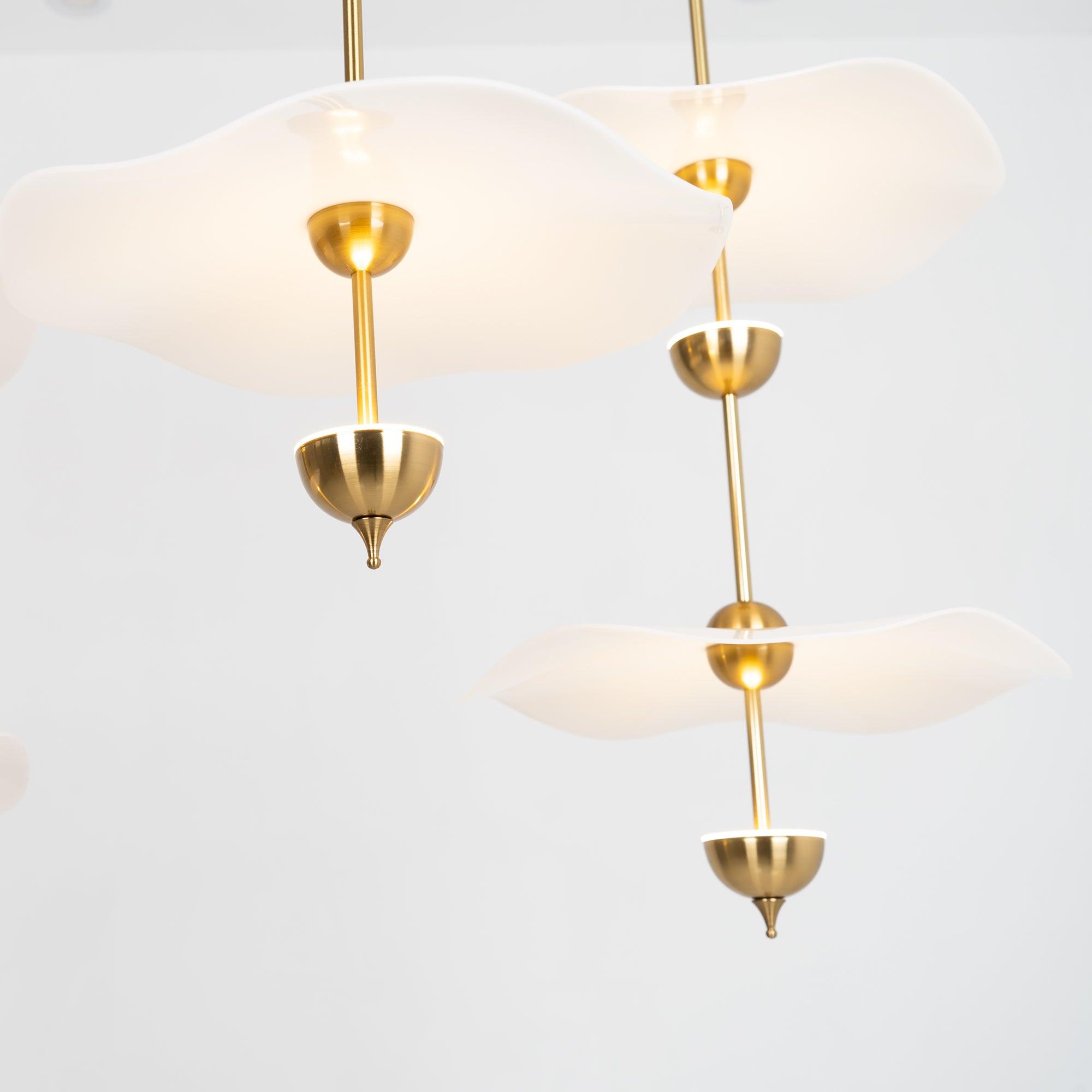 Envolee Double Biscuit Pendant Light - Letslighting