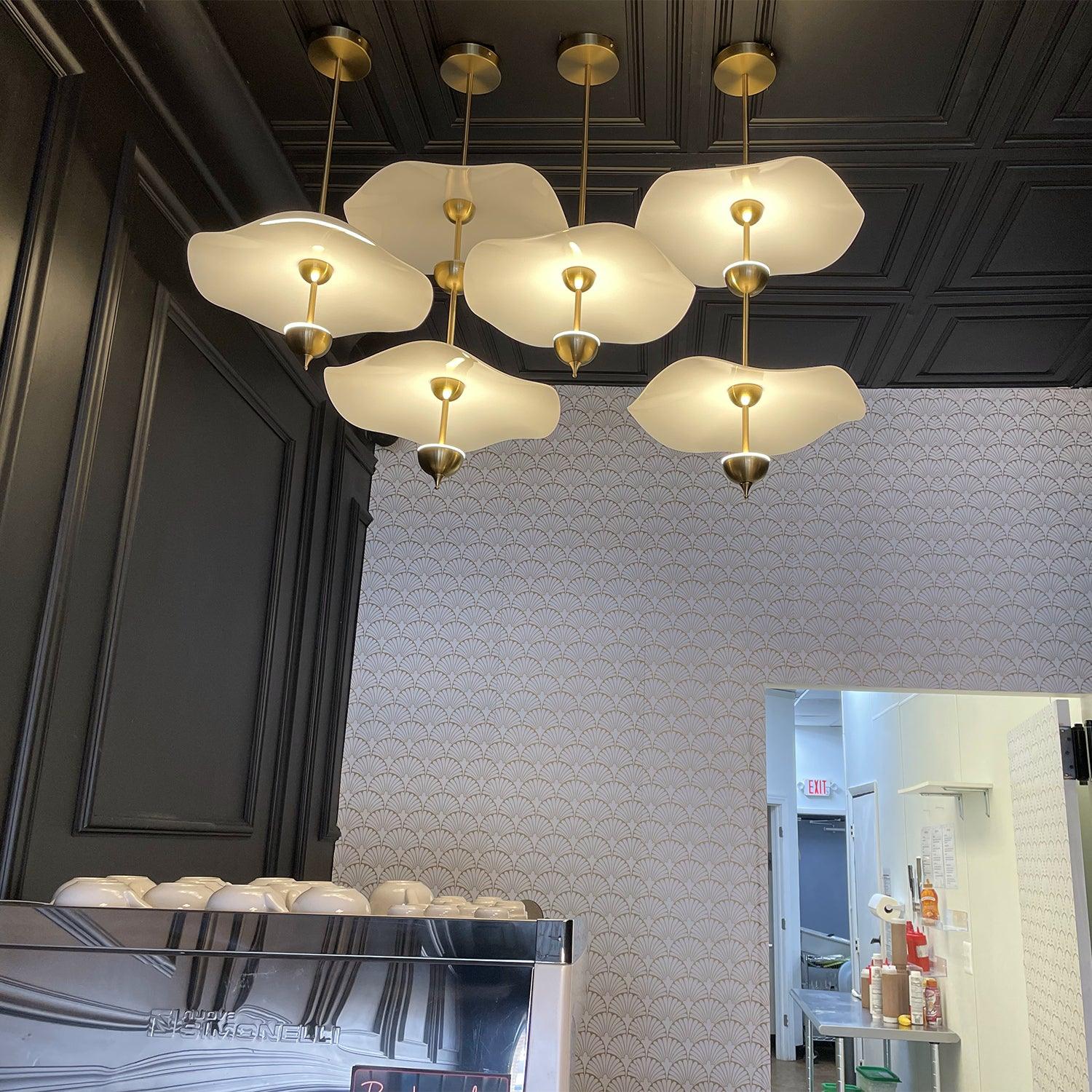 Envolee Double Biscuit Pendant Light - Letslighting