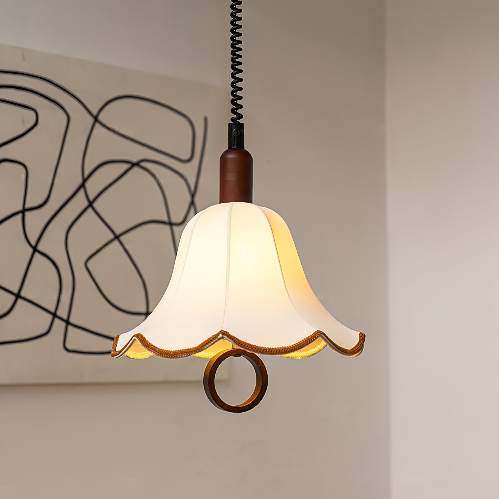 Eryn Fabric Pendant Light - Letslighting