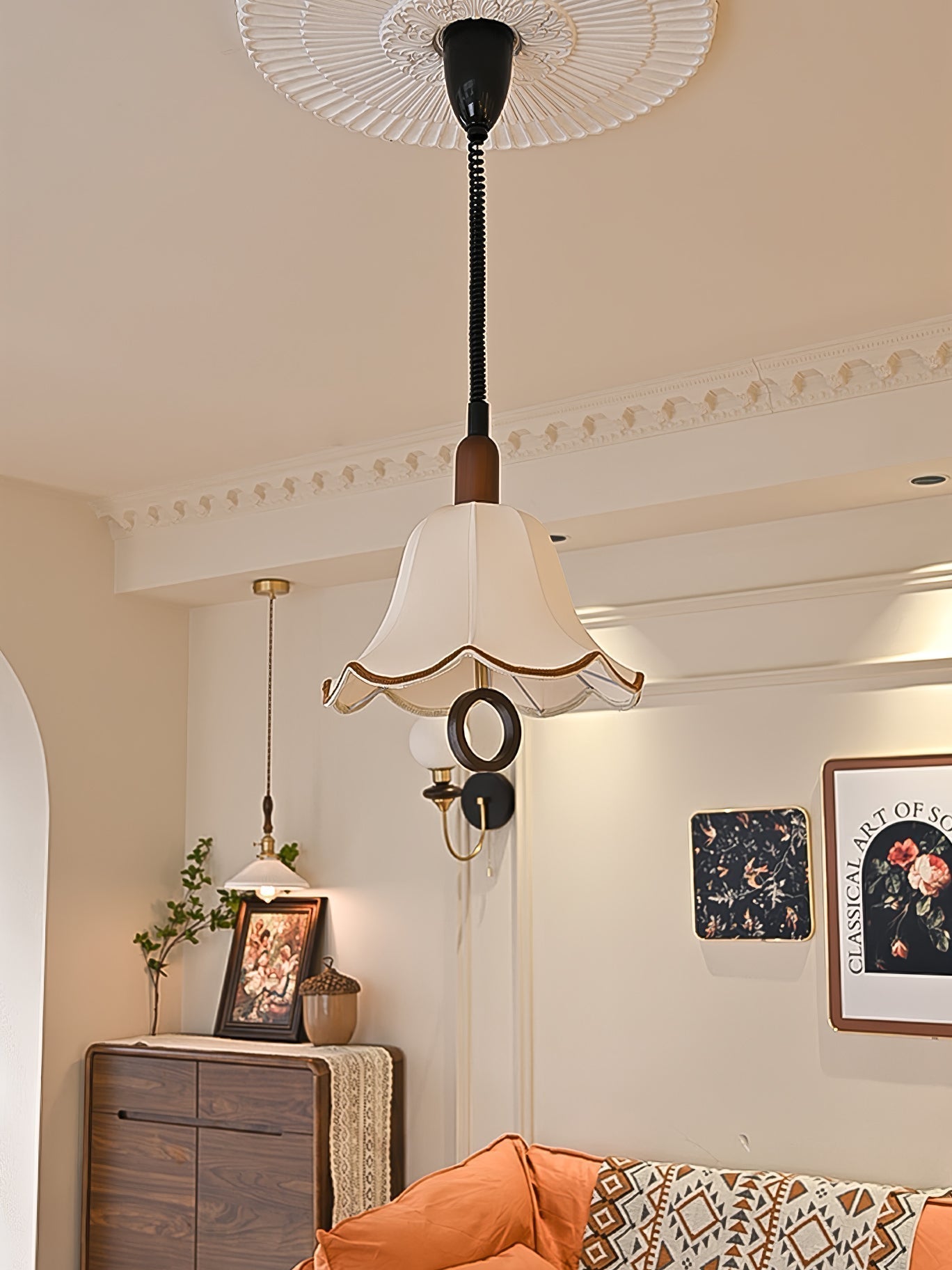 Eryn Fabric Pendant Light - Letslighting