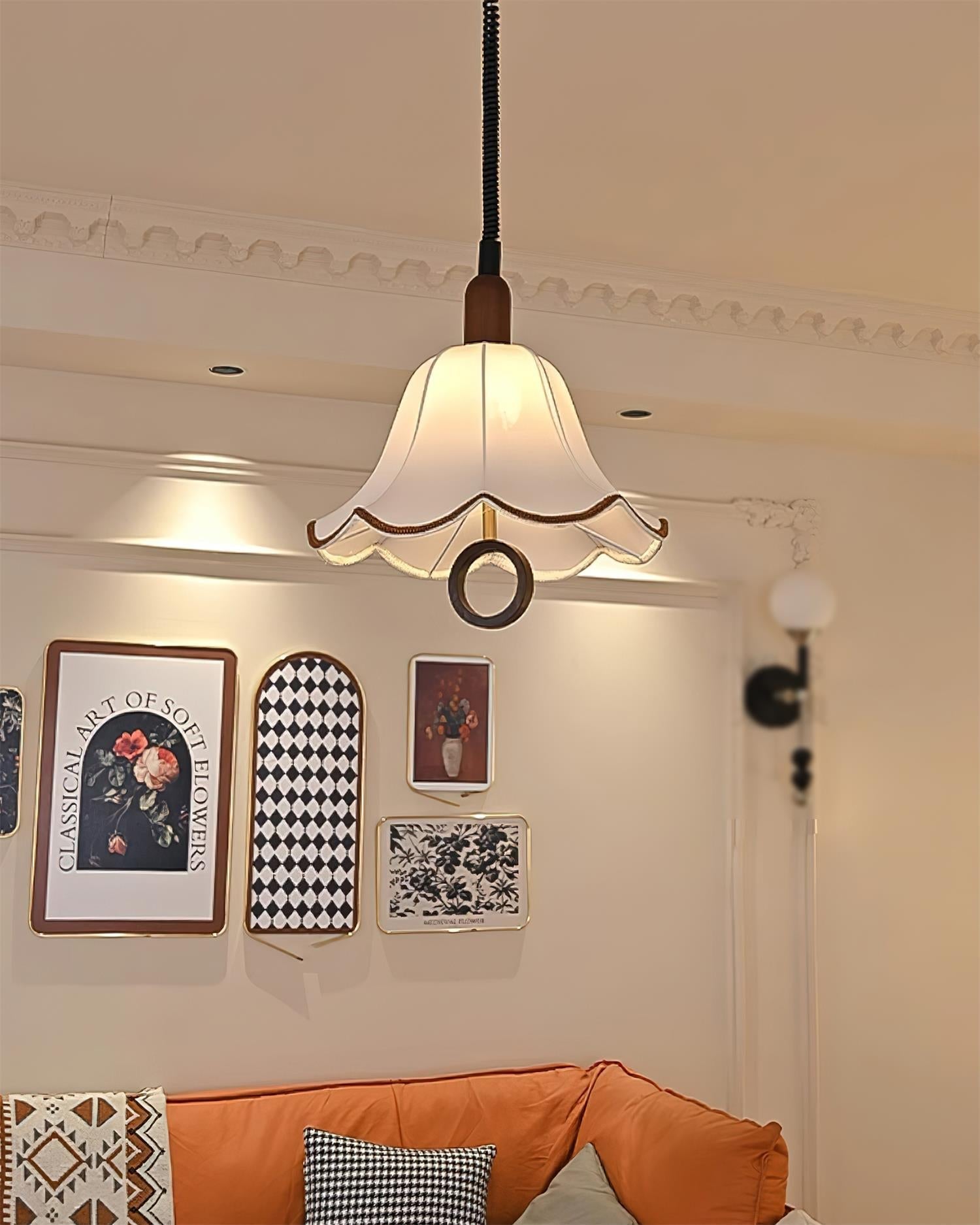 Eryn Fabric Pendant Light - Letslighting