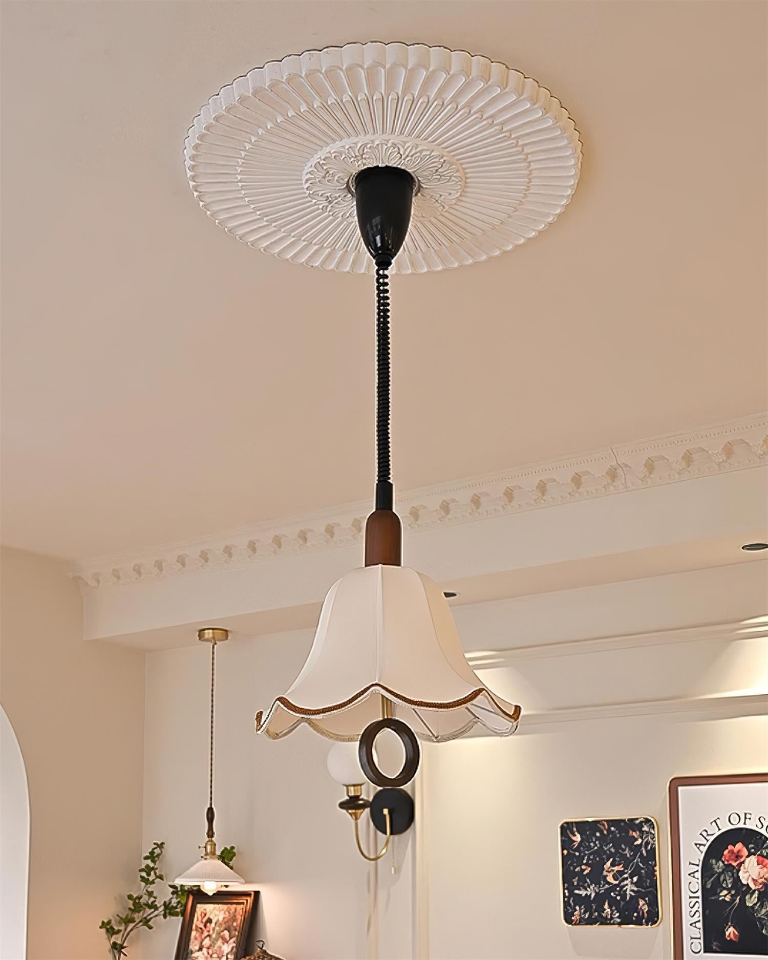 Eryn Fabric Pendant Light - Letslighting
