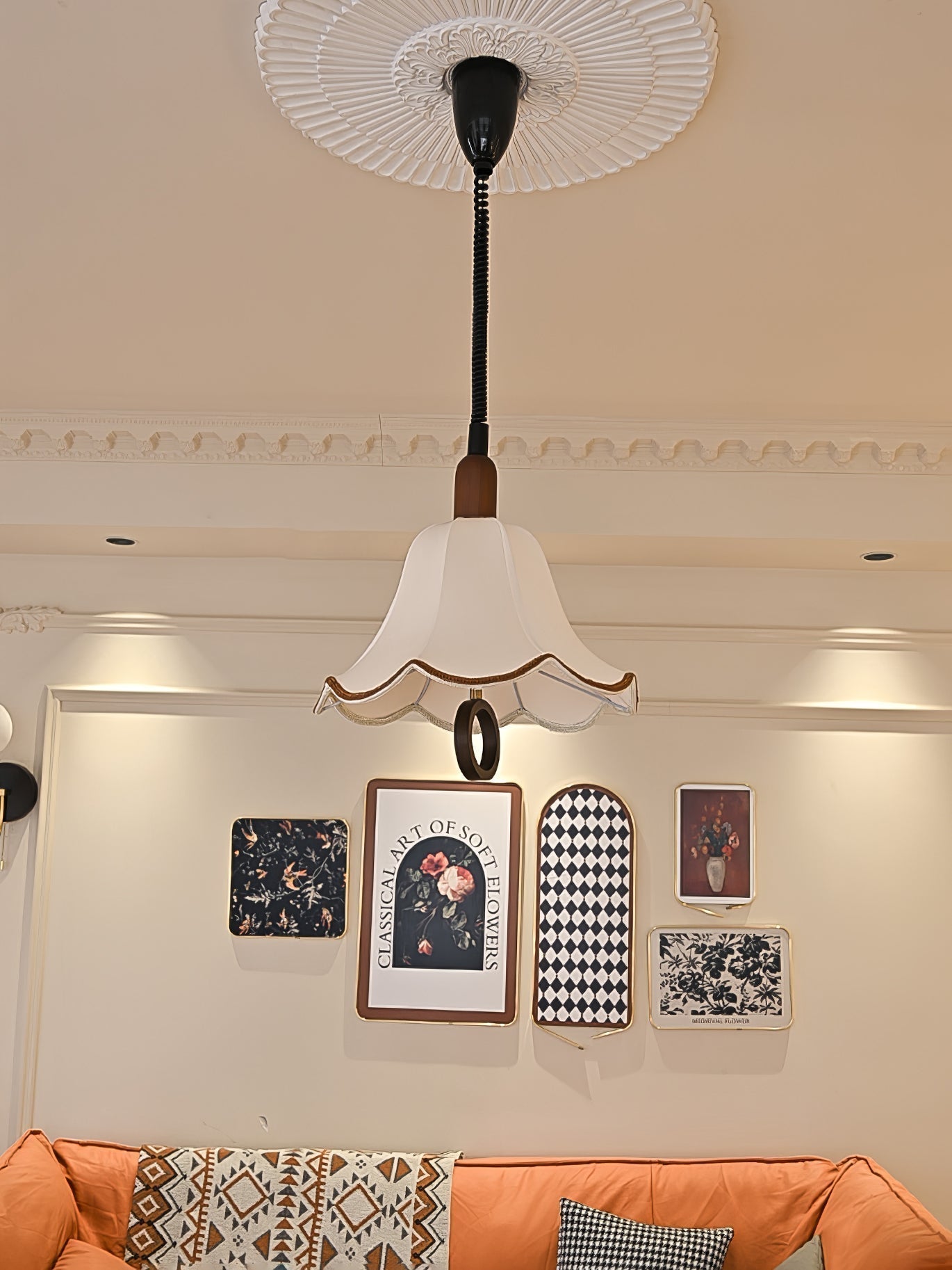 Eryn Fabric Pendant Light - Letslighting