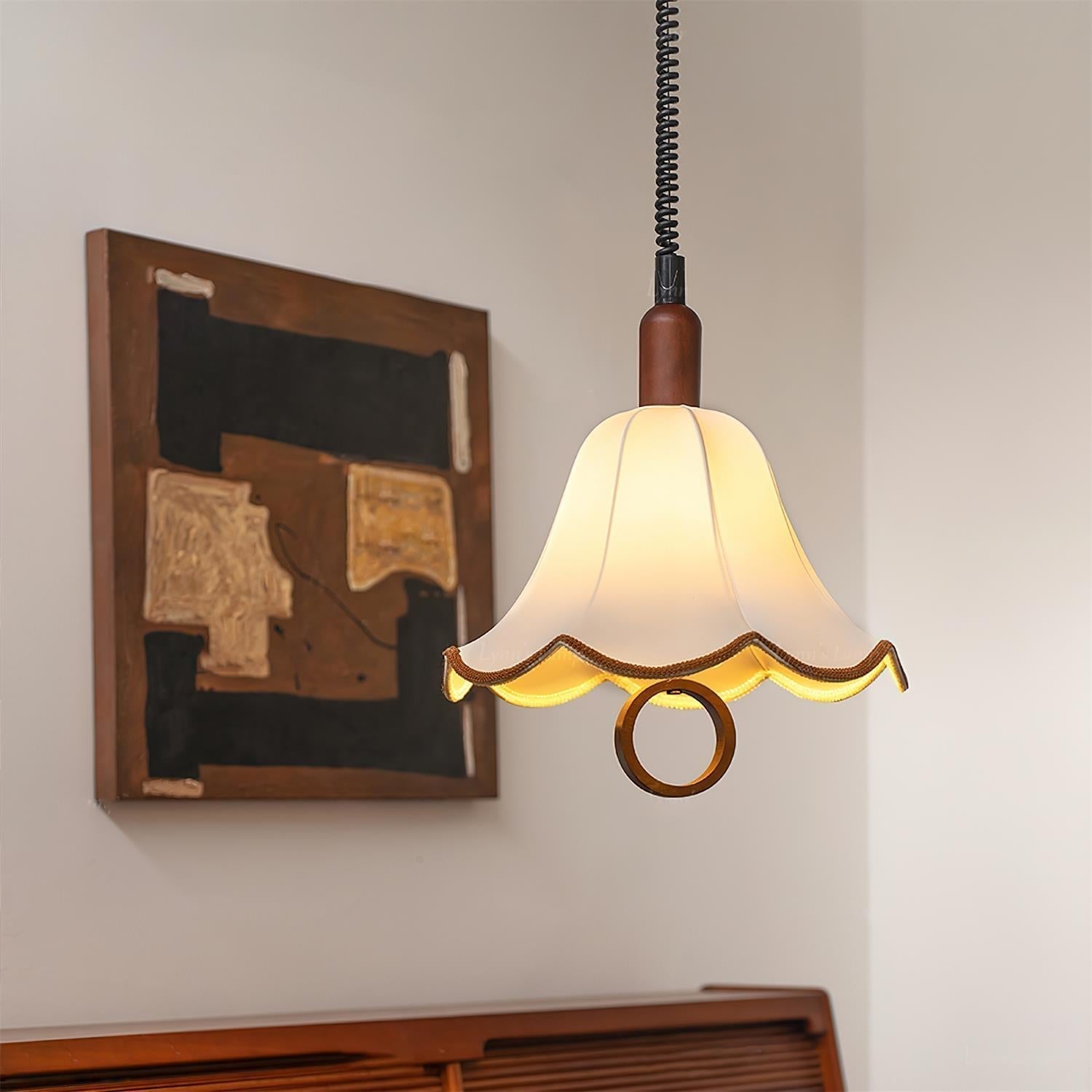Eryn Fabric Pendant Light - Letslighting