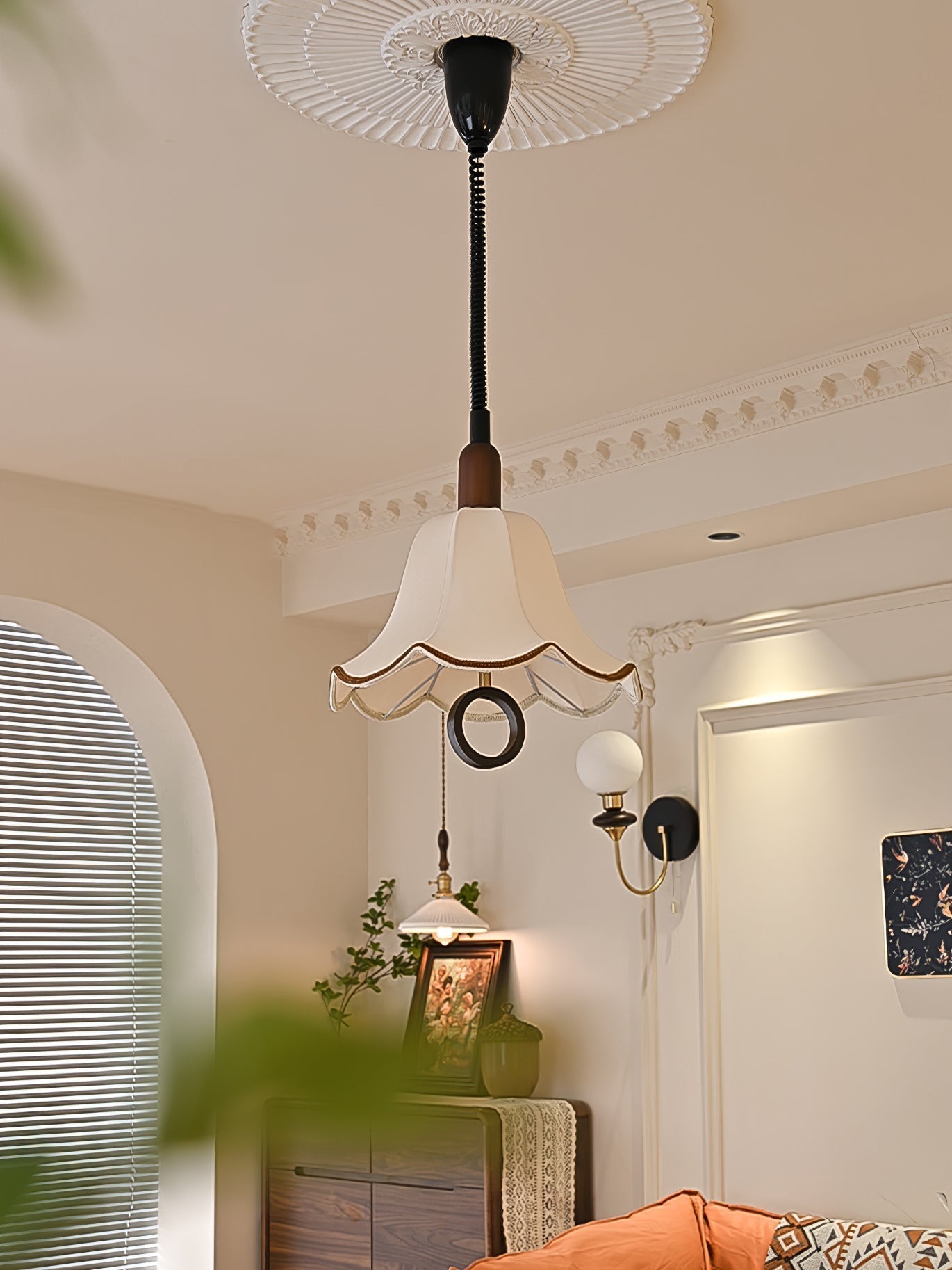 Eryn Fabric Pendant Light - Letslighting