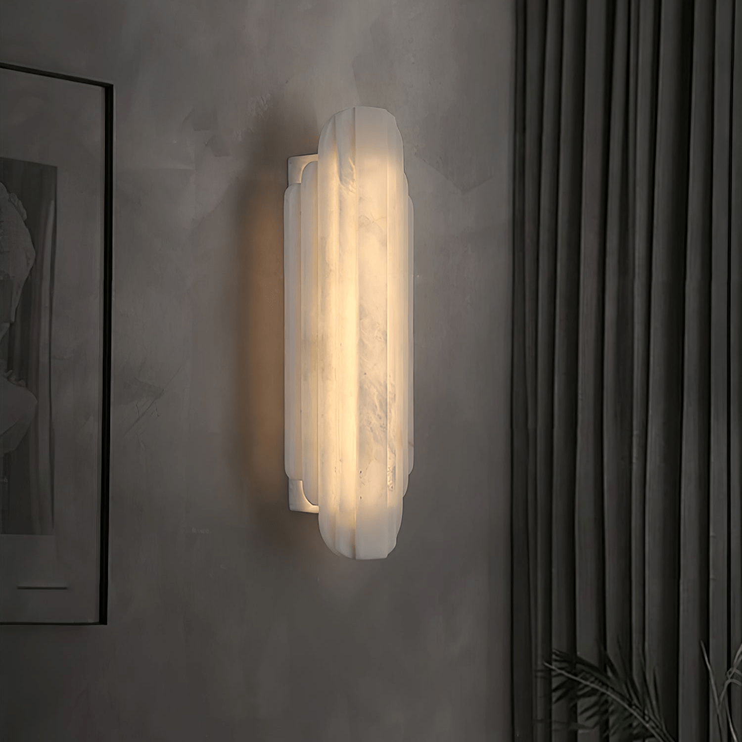 Avthaaris Art Deco Alabaster Wall Light - Letslighting
