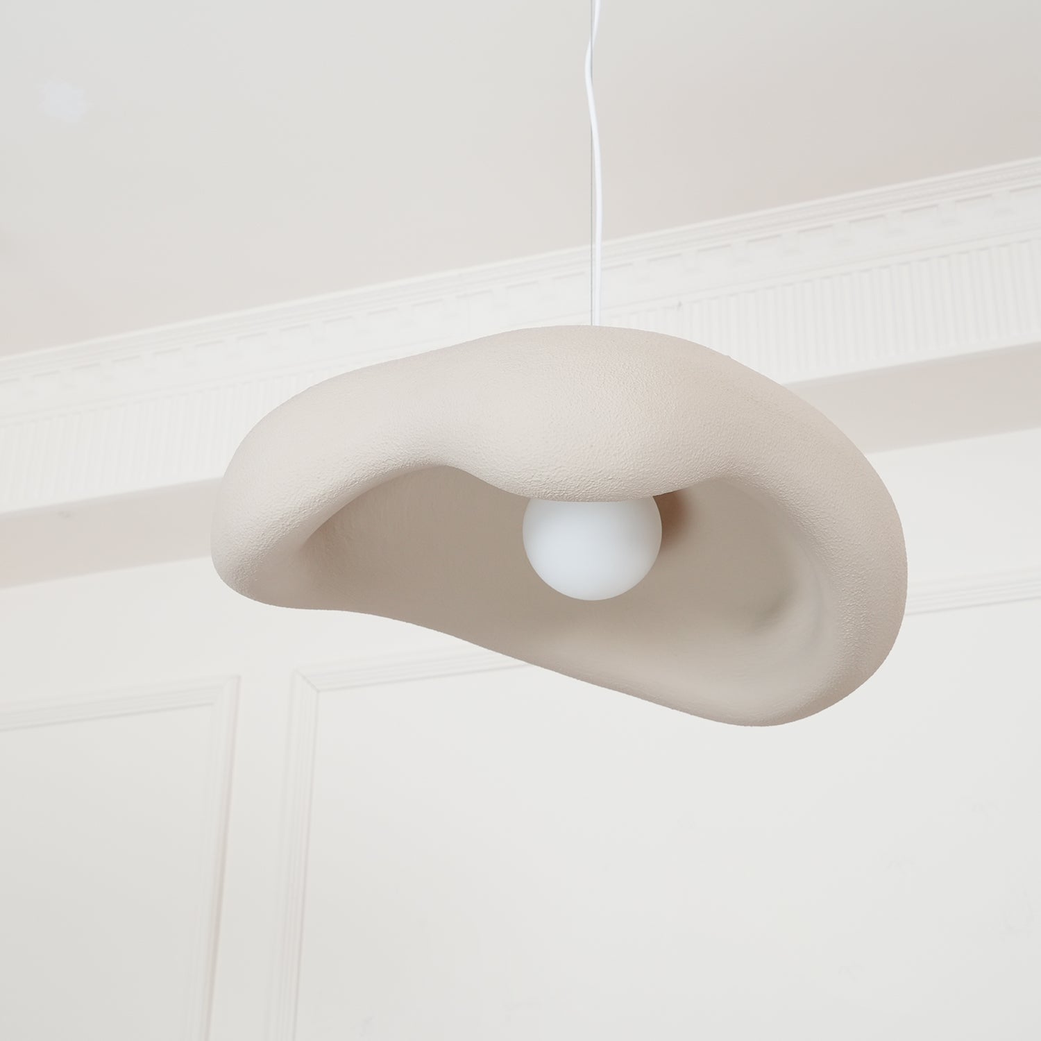 Avi Lámpara Colgante para Sala de Estar Estilo Wabi Sabi Natural