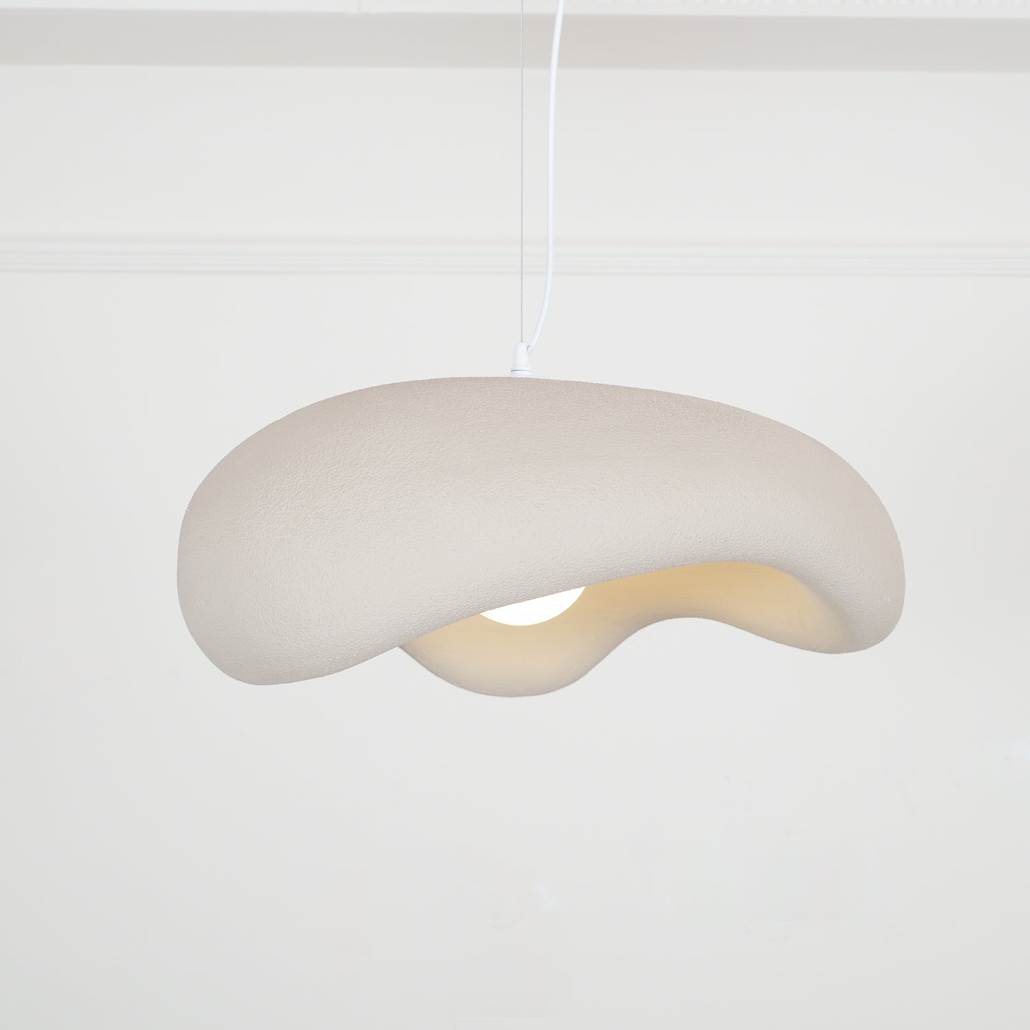Avi Lámpara Colgante para Sala de Estar Estilo Wabi Sabi Natural