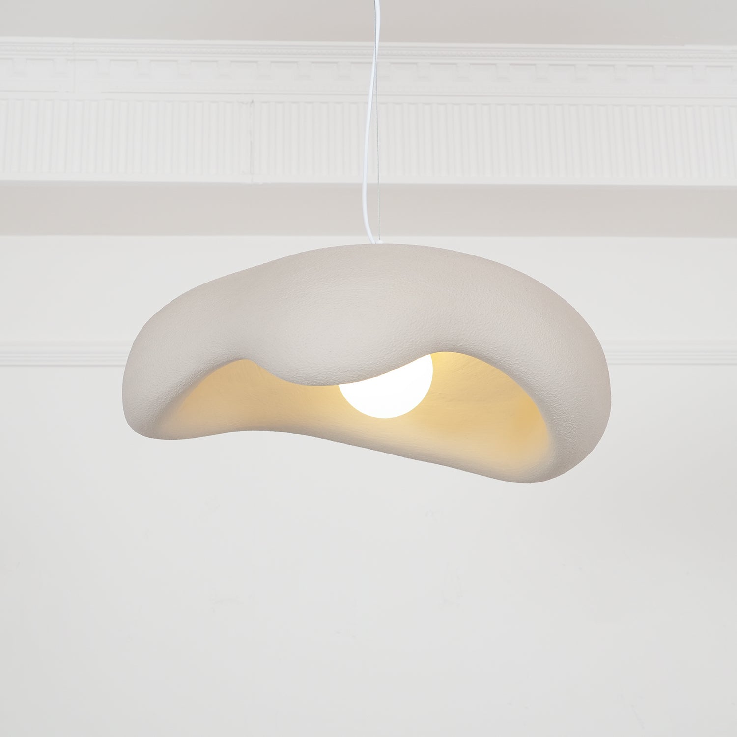 Avi Lámpara Colgante para Sala de Estar Estilo Wabi Sabi Natural