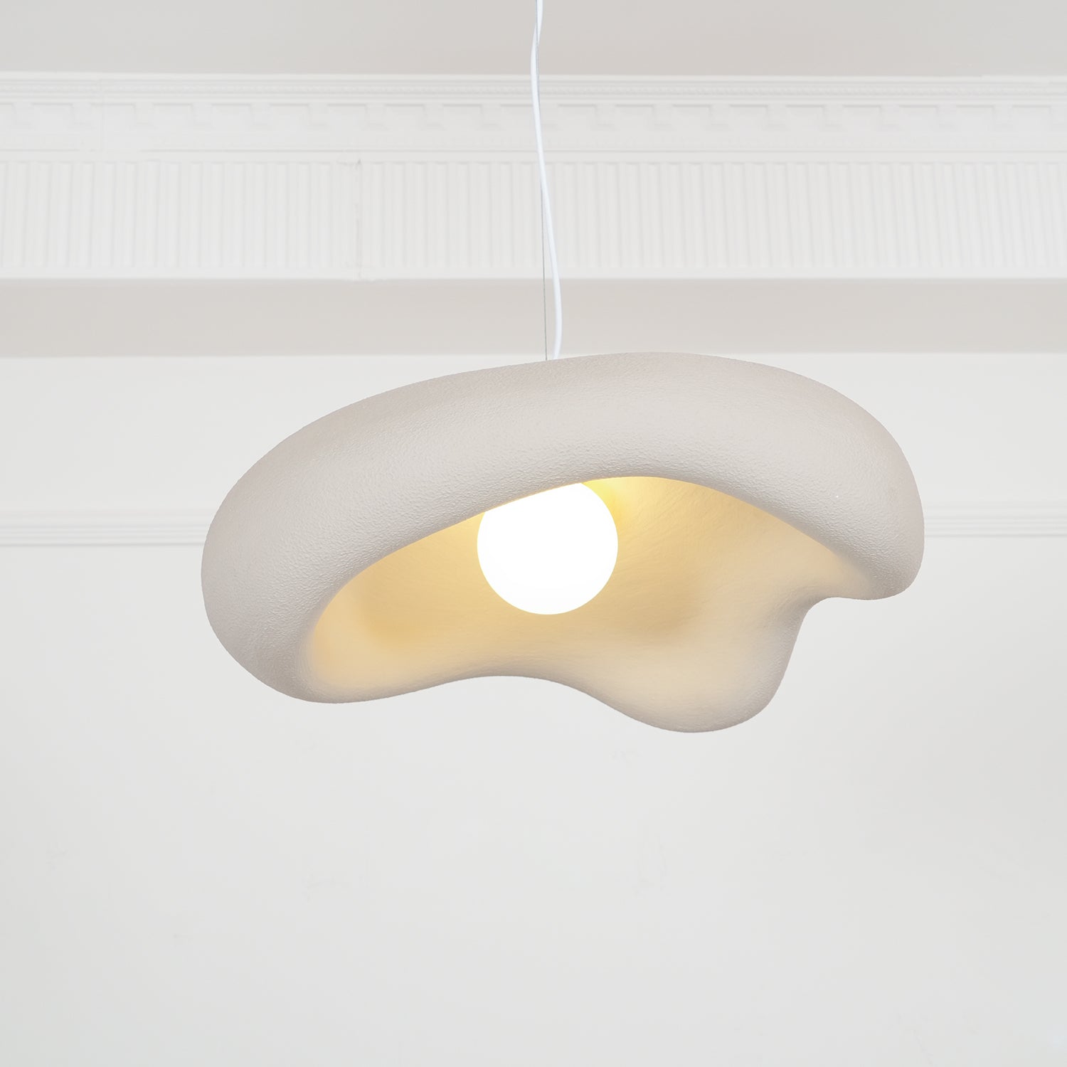 Avi Lámpara Colgante para Sala de Estar Estilo Wabi Sabi Natural