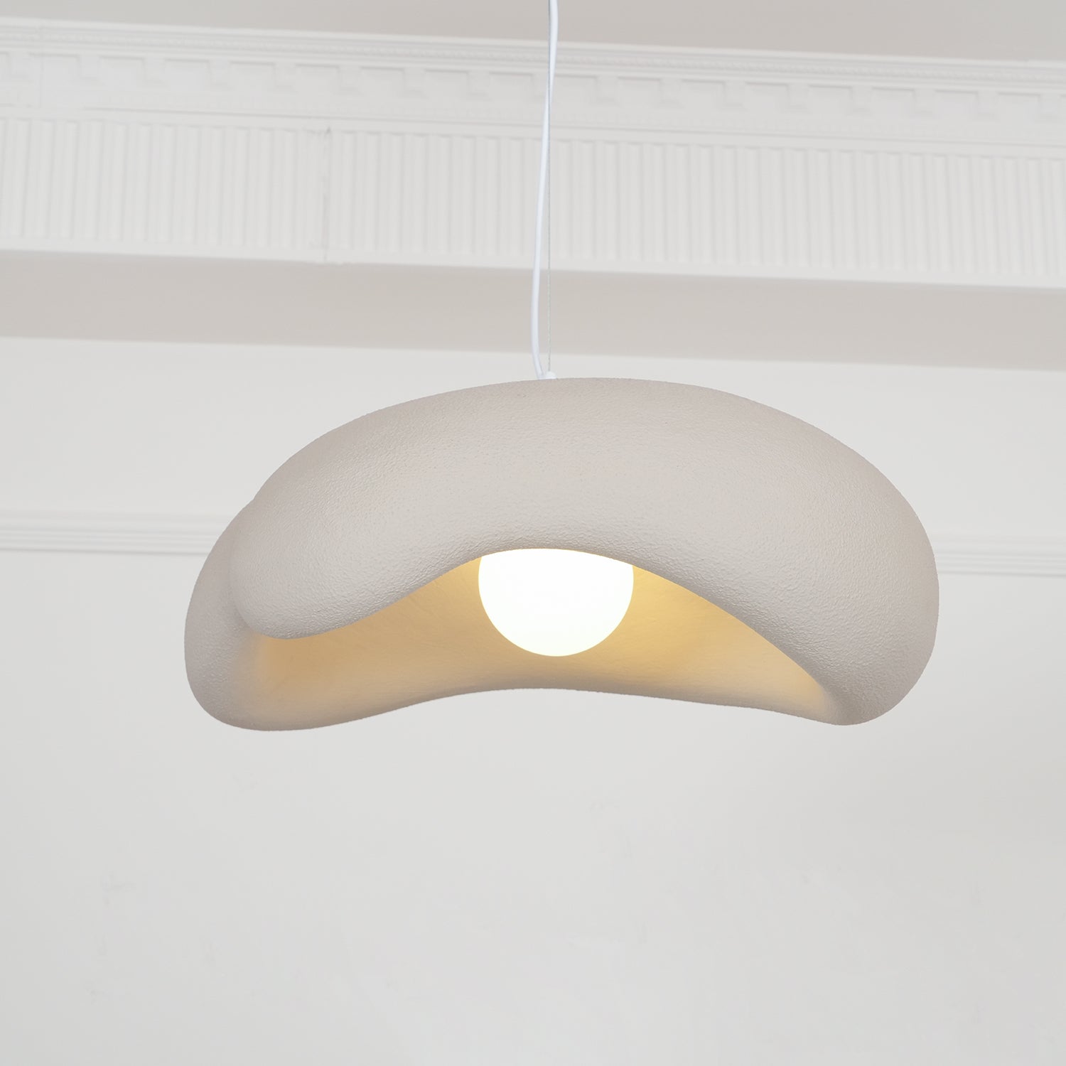 Avi Lámpara Colgante para Sala de Estar Estilo Wabi Sabi Natural