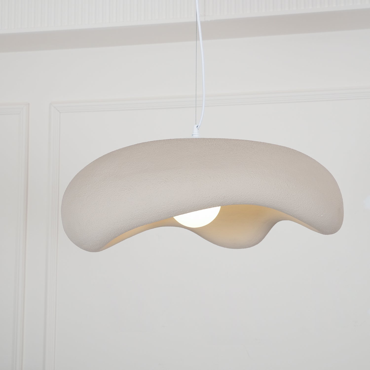Avi Lámpara Colgante para Sala de Estar Estilo Wabi Sabi Natural