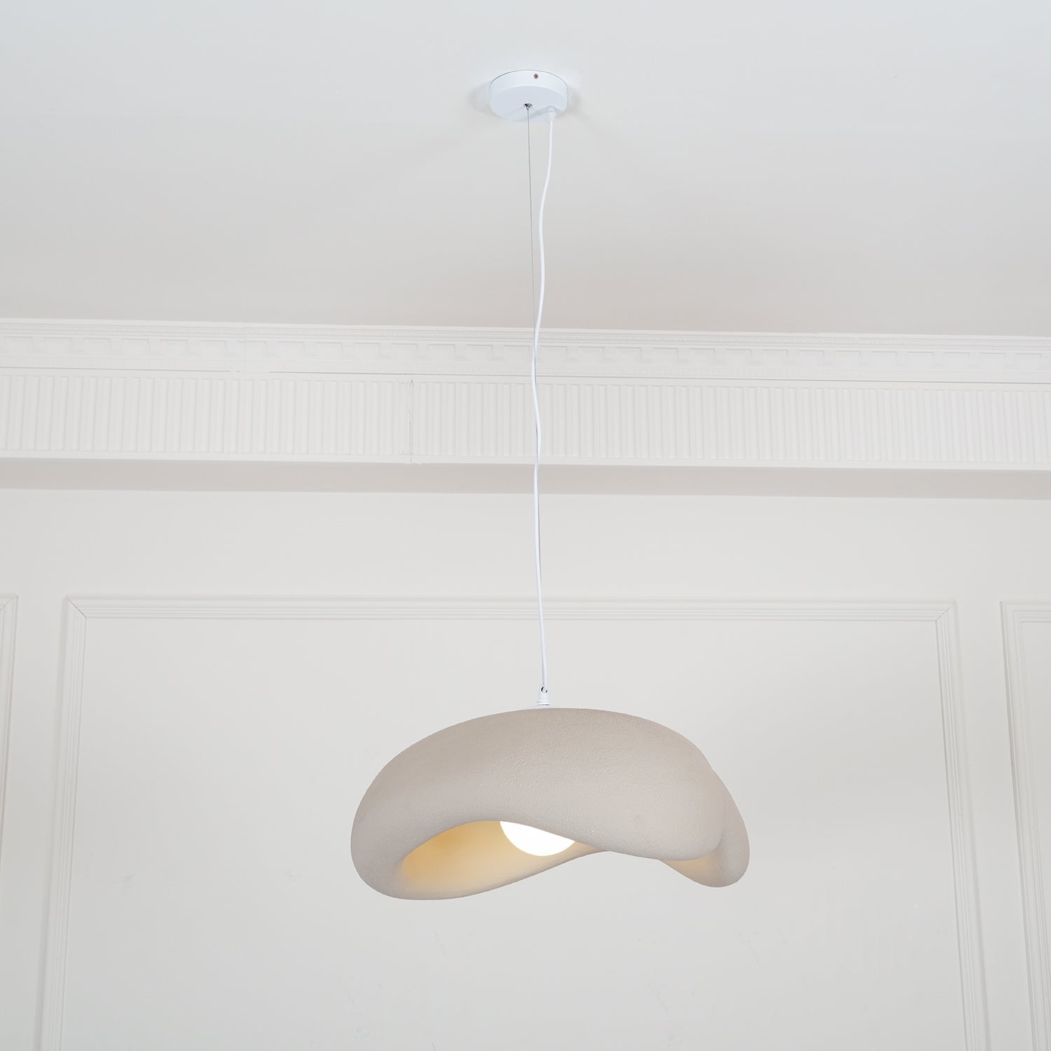 Avi Lámpara Colgante para Sala de Estar Estilo Wabi Sabi Natural