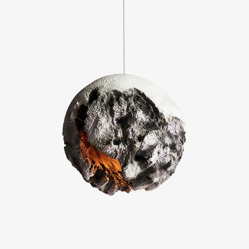 Ilphaara Irregular Planet Metal Plastic Pendant Lamp - Letslighting