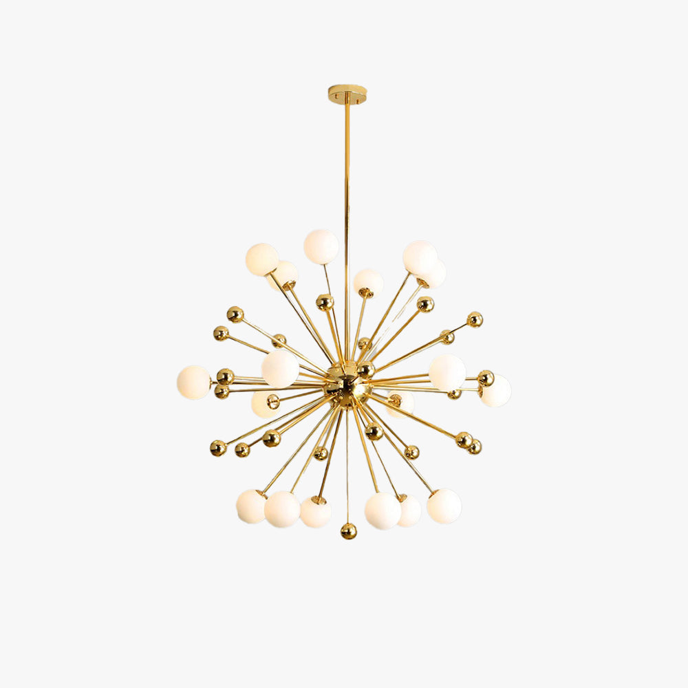 Silva Moderno LED Lámparas de araña Oro Vidrio Salón/Comedor/Dormitorio