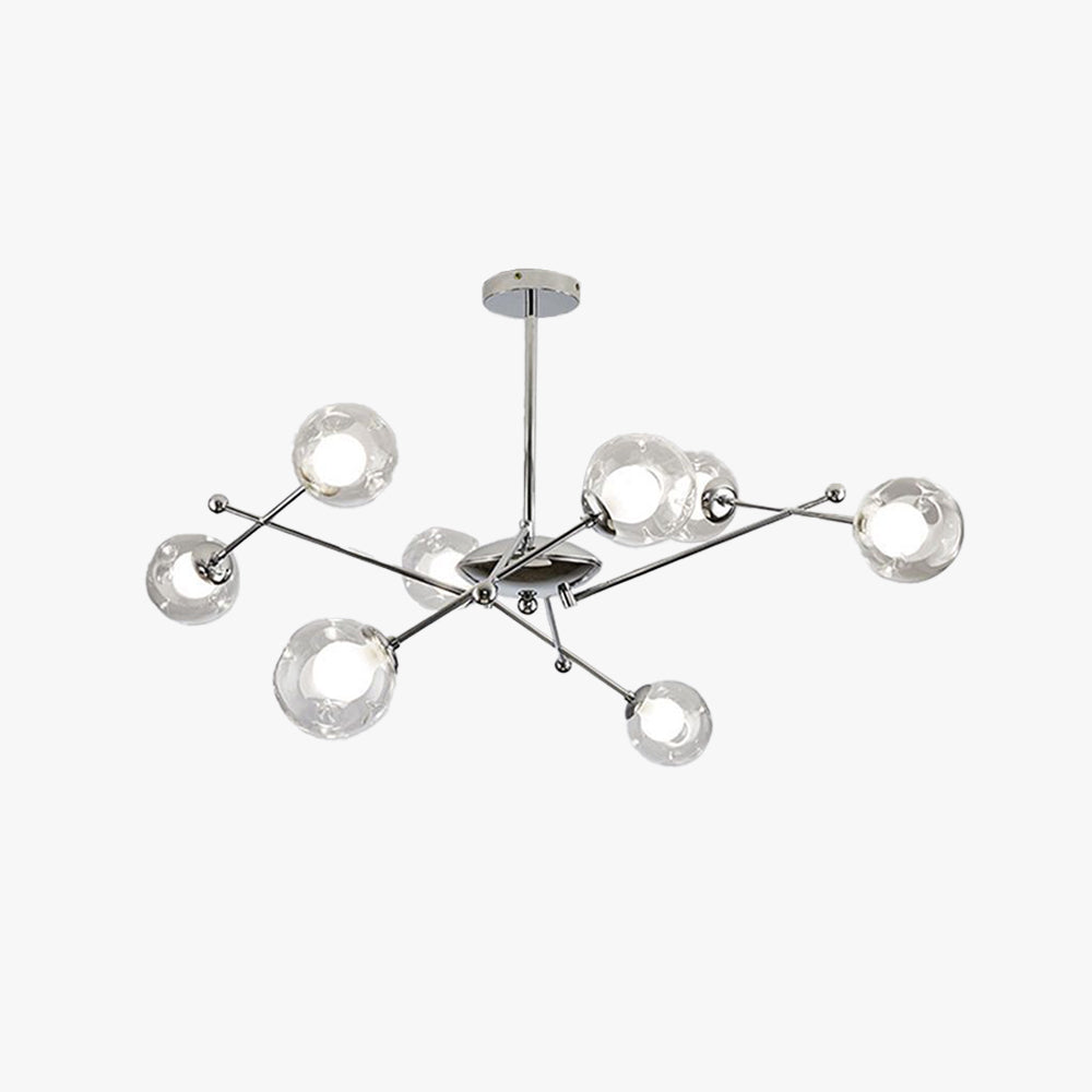 Valentina Moderno LED Lámparas de araña Cromo Vidrio Salón/Dormitorio