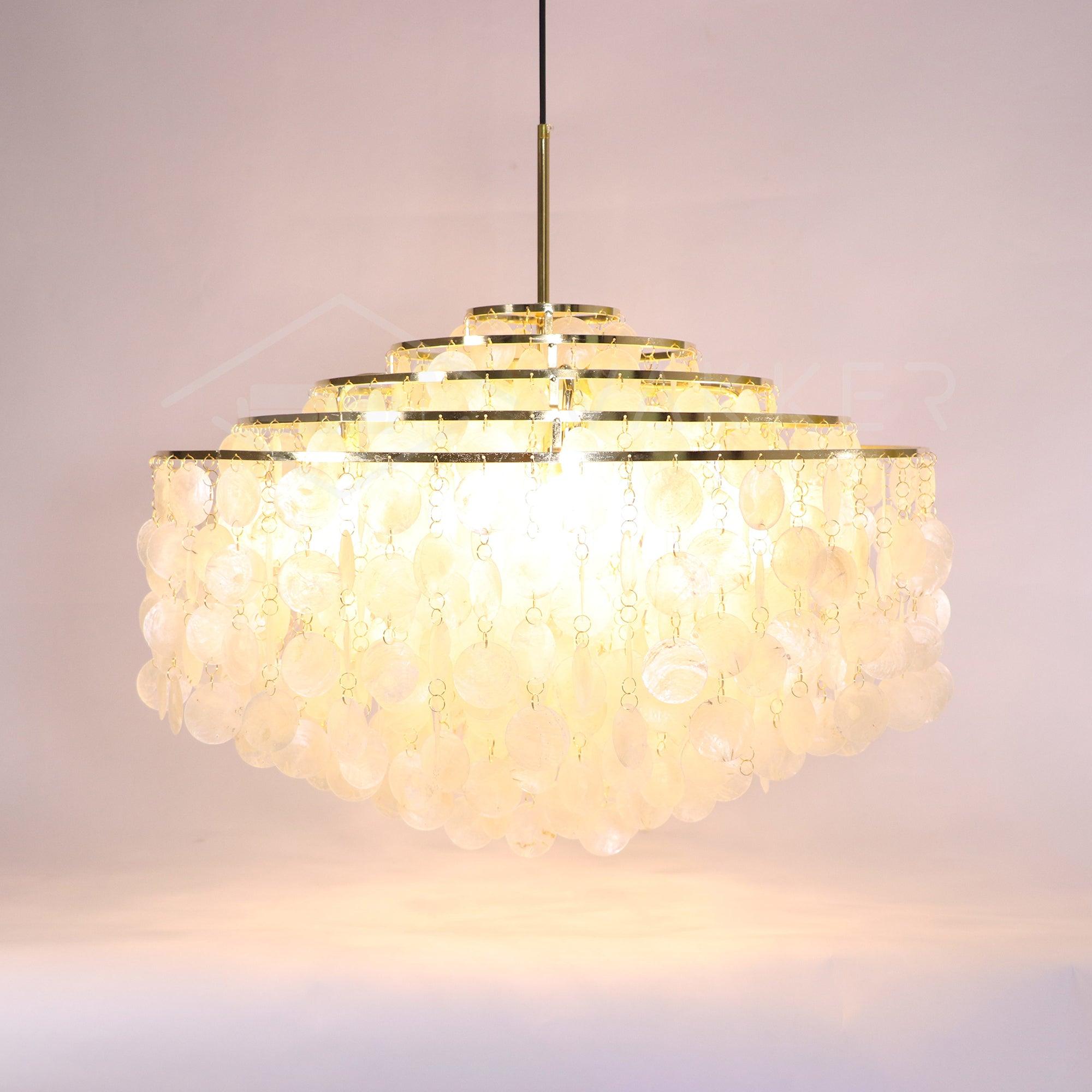Round Shell Chandelier - Letslighting