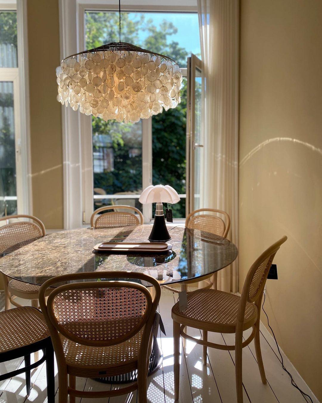 Round Shell Chandelier - Letslighting