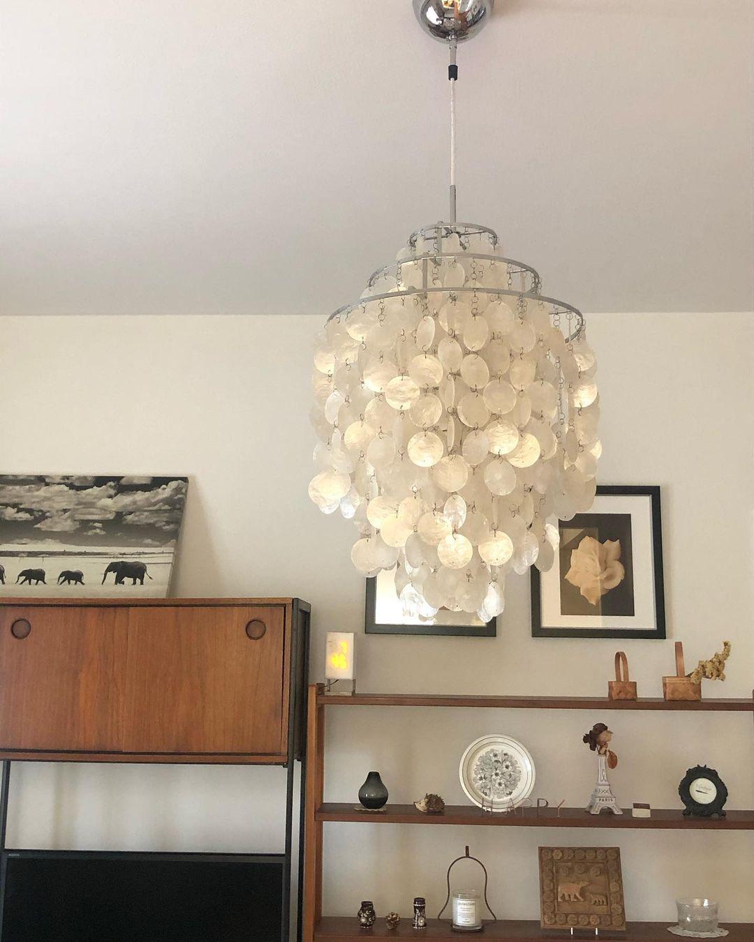 Round Shell Chandelier - Letslighting